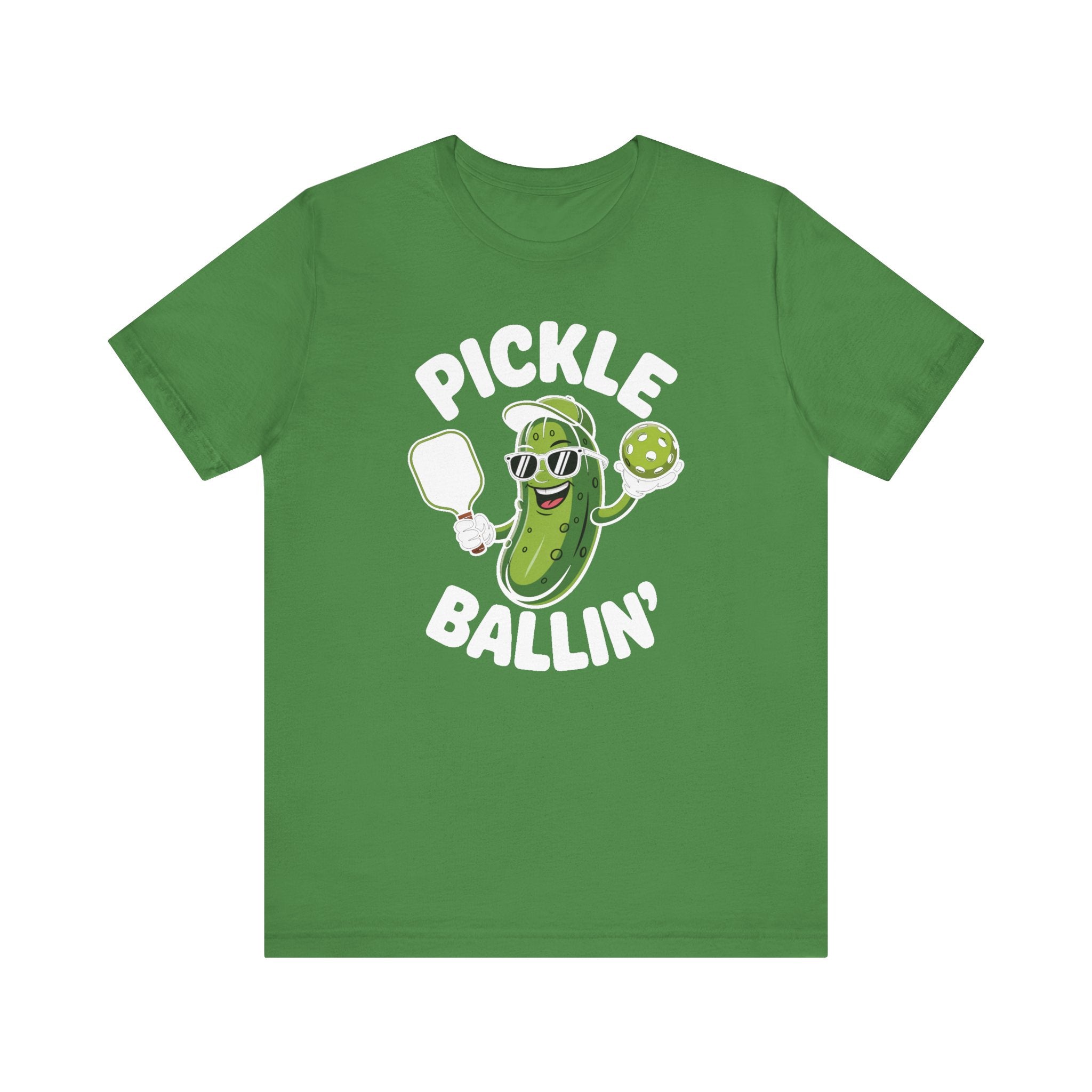 Pickle Ballin' Unisex T-Shirt, Funny Tee for Pickleball Lovers, Sports Gift, Summer Vibes, Casual Wear, Playful Design