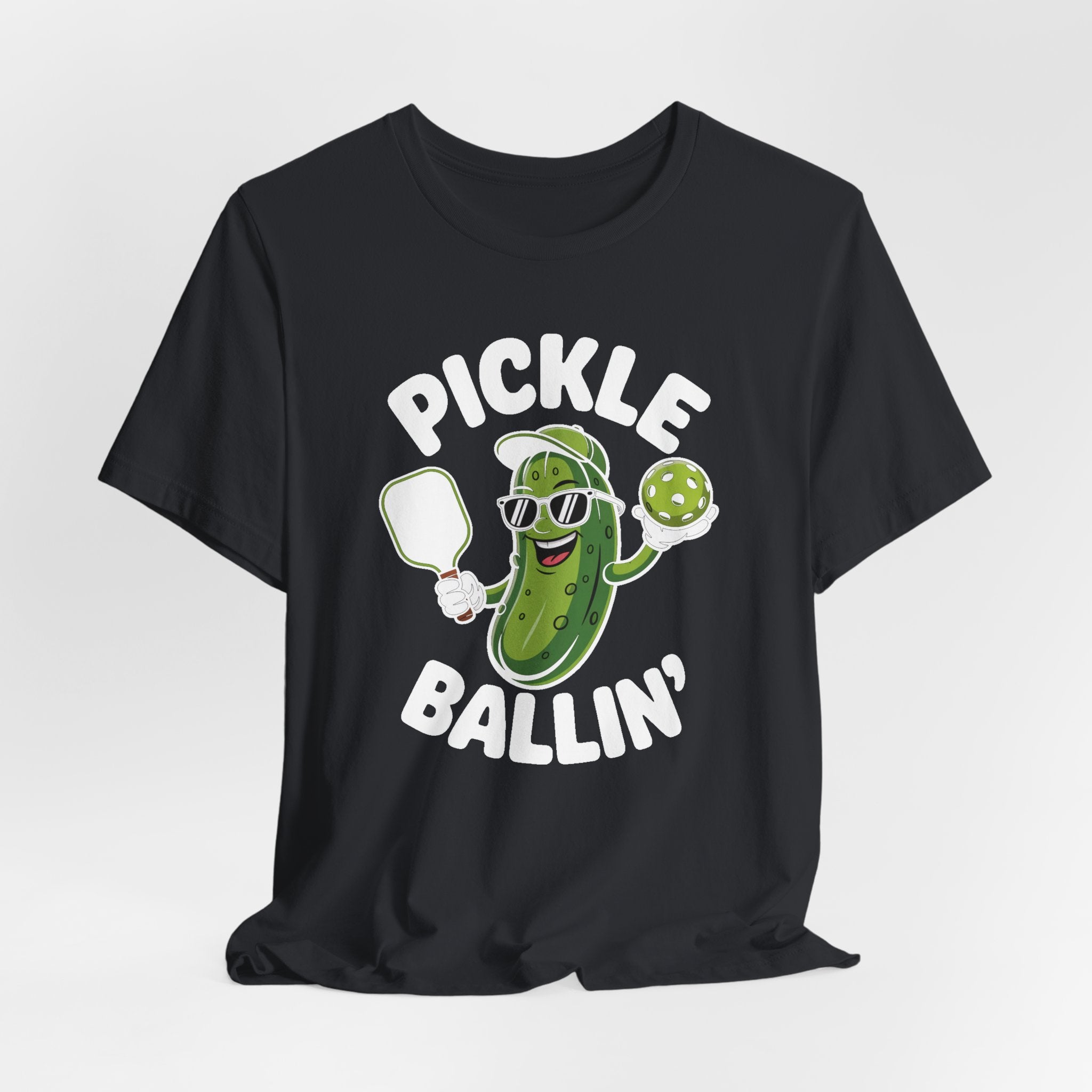 Pickle Ballin' Unisex T-Shirt, Funny Tee for Pickleball Lovers, Sports Gift, Summer Vibes, Casual Wear, Playful Design