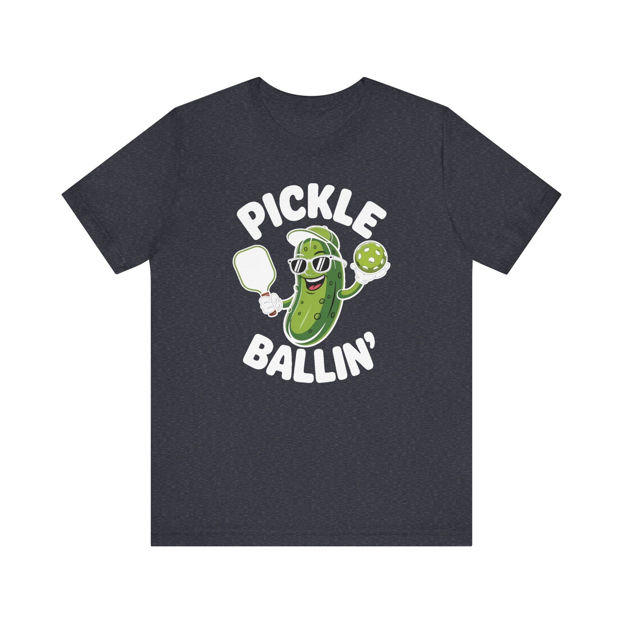Pickle Ballin' Unisex T-Shirt, Funny Tee for Pickleball Lovers, Sports Gift, Summer Vibes, Casual Wear, Playful Design