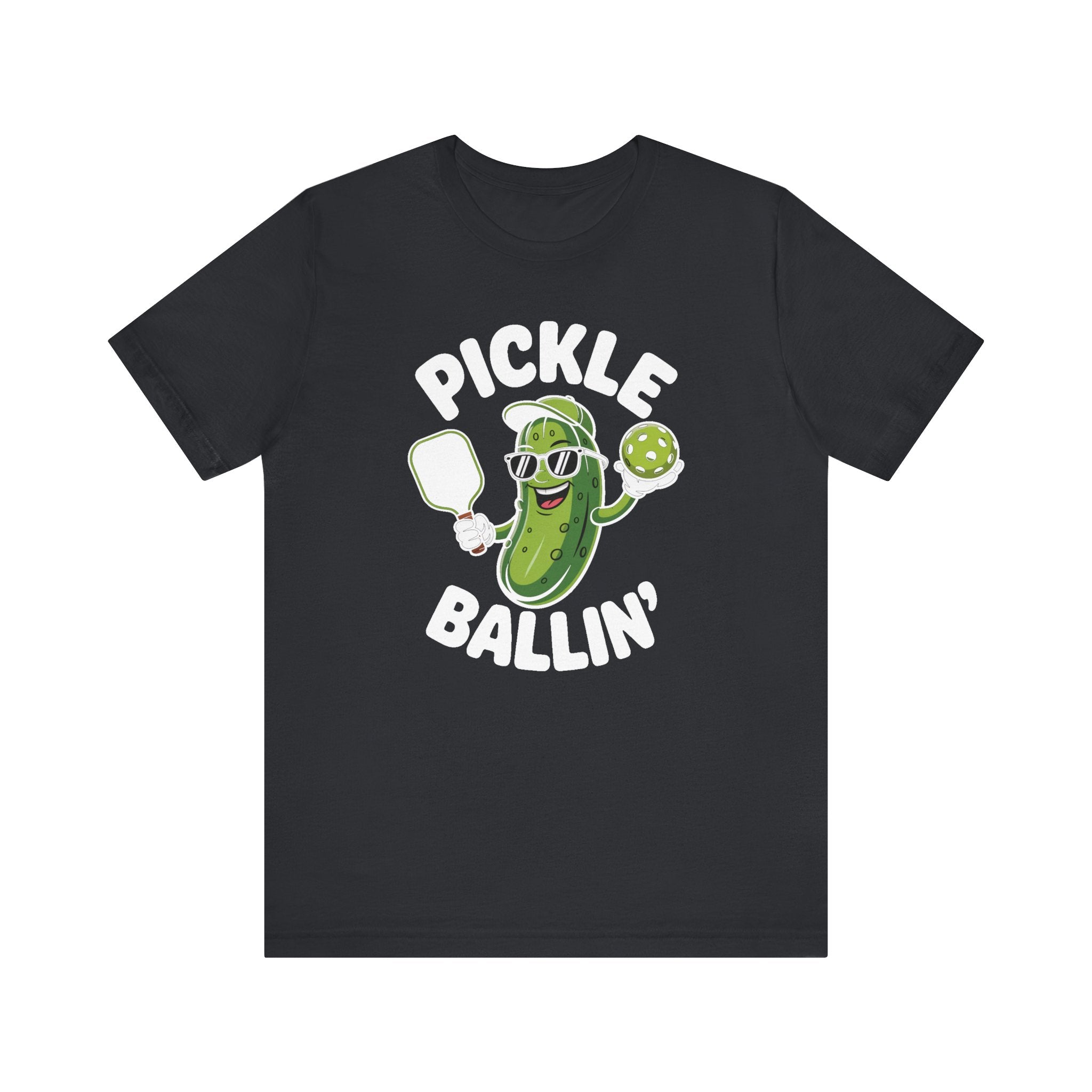 Pickle Ballin' Unisex T-Shirt, Funny Tee for Pickleball Lovers, Sports Gift, Summer Vibes, Casual Wear, Playful Design