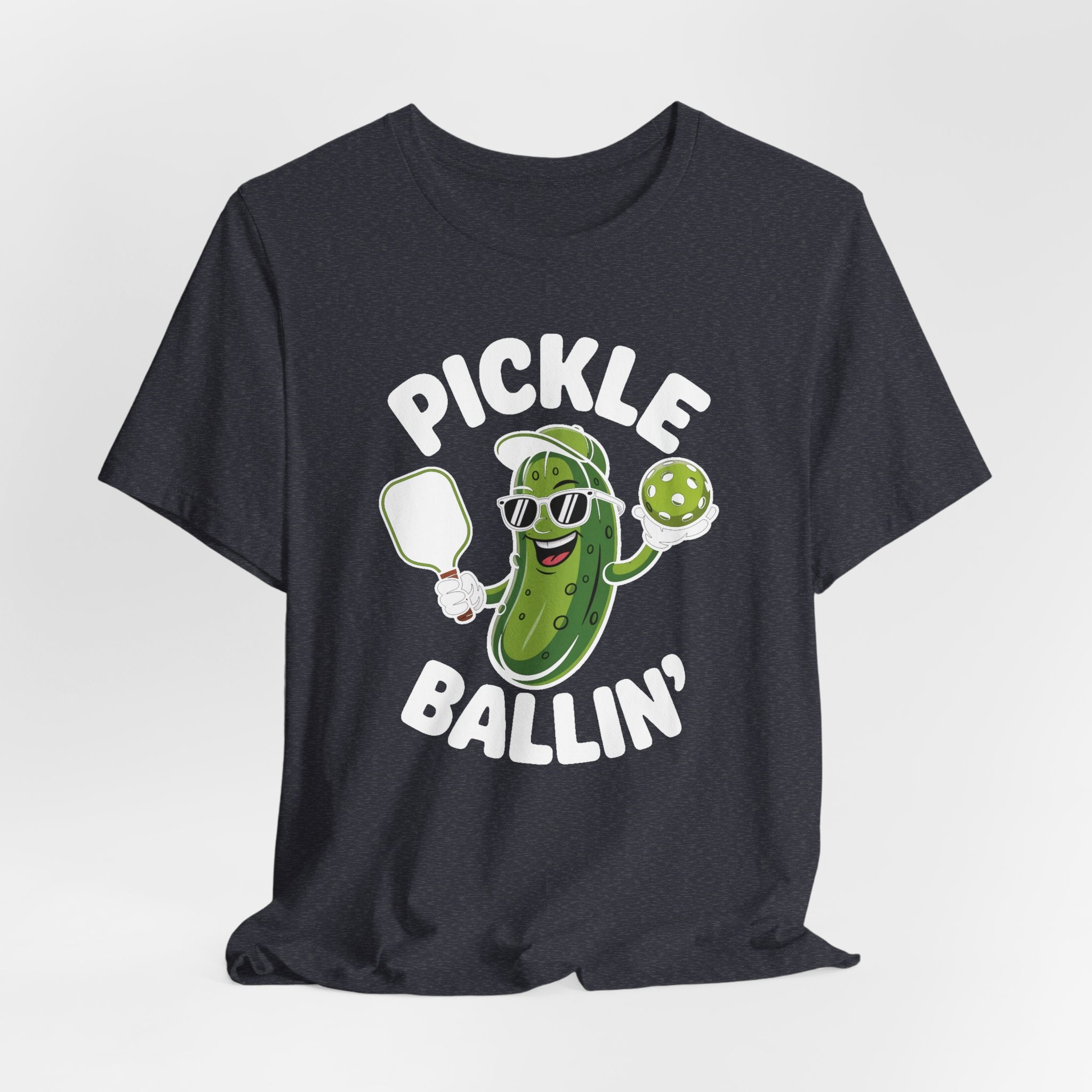 Pickle Ballin' Unisex T-Shirt, Funny Tee for Pickleball Lovers, Sports Gift, Summer Vibes, Casual Wear, Playful Design