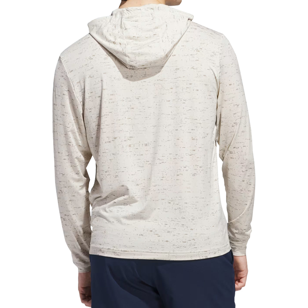 Adidas Golf Core Printed Hoodie Pullover- Men's Performance Lightweight Fabric