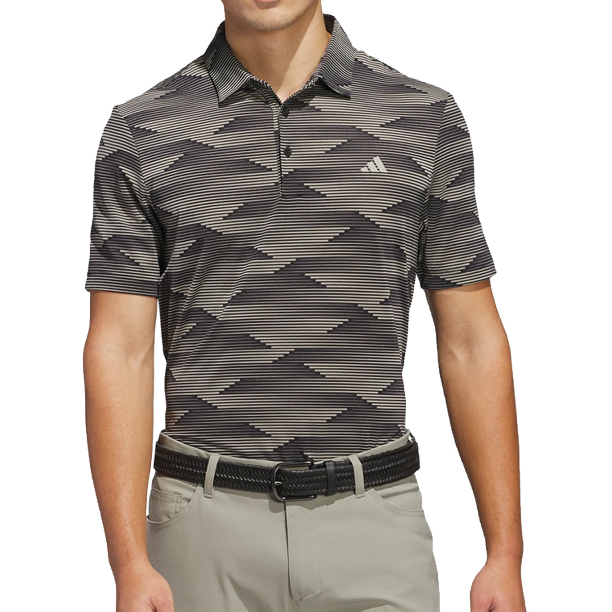 Adidas Ultimate365 Speed Stripe Polo Golf Shirt