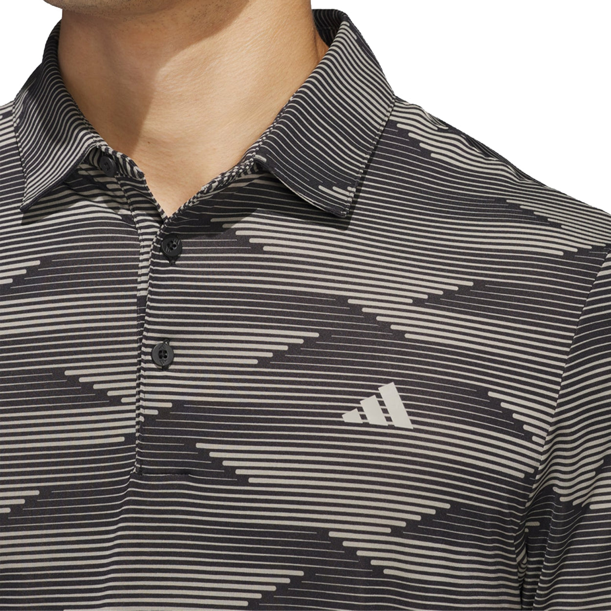 Adidas Ultimate365 Speed Stripe Polo Golf Shirt