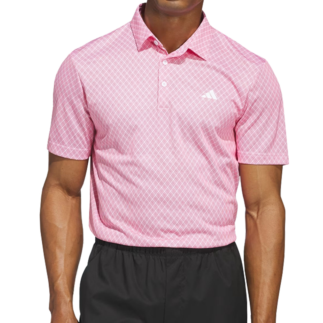 Adidas Men's Core Allover Print Polo Golf Shirt