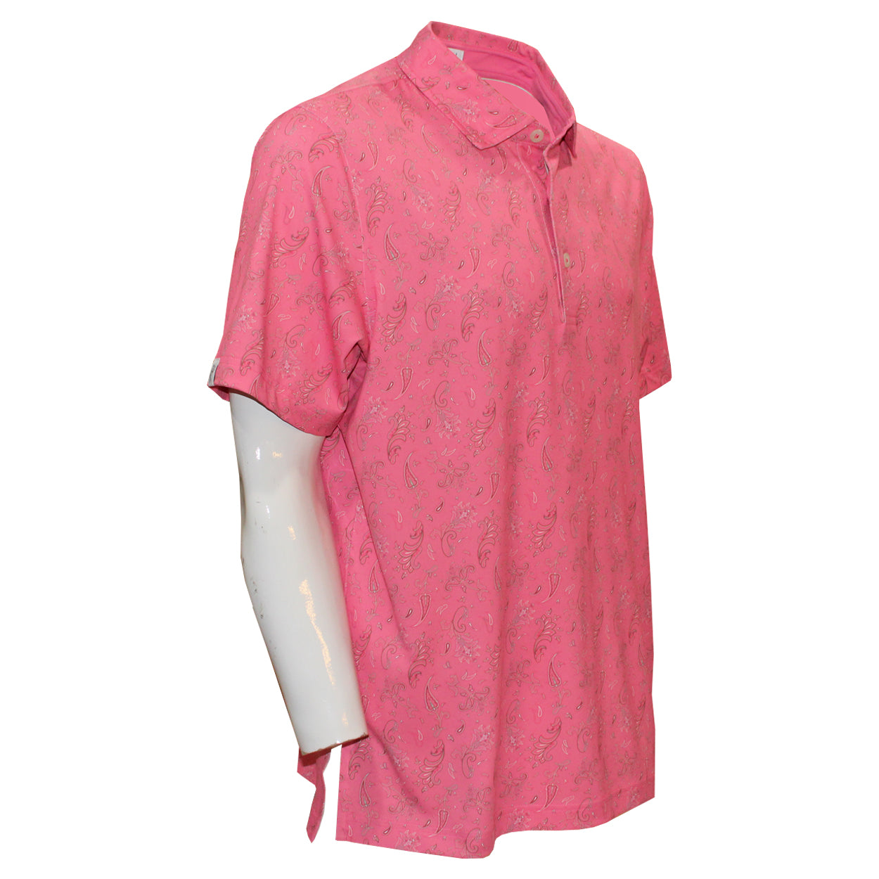 Ashworth Golf Soft Paisley Polo Shirt – Lightweight, Breathable Performance Fit