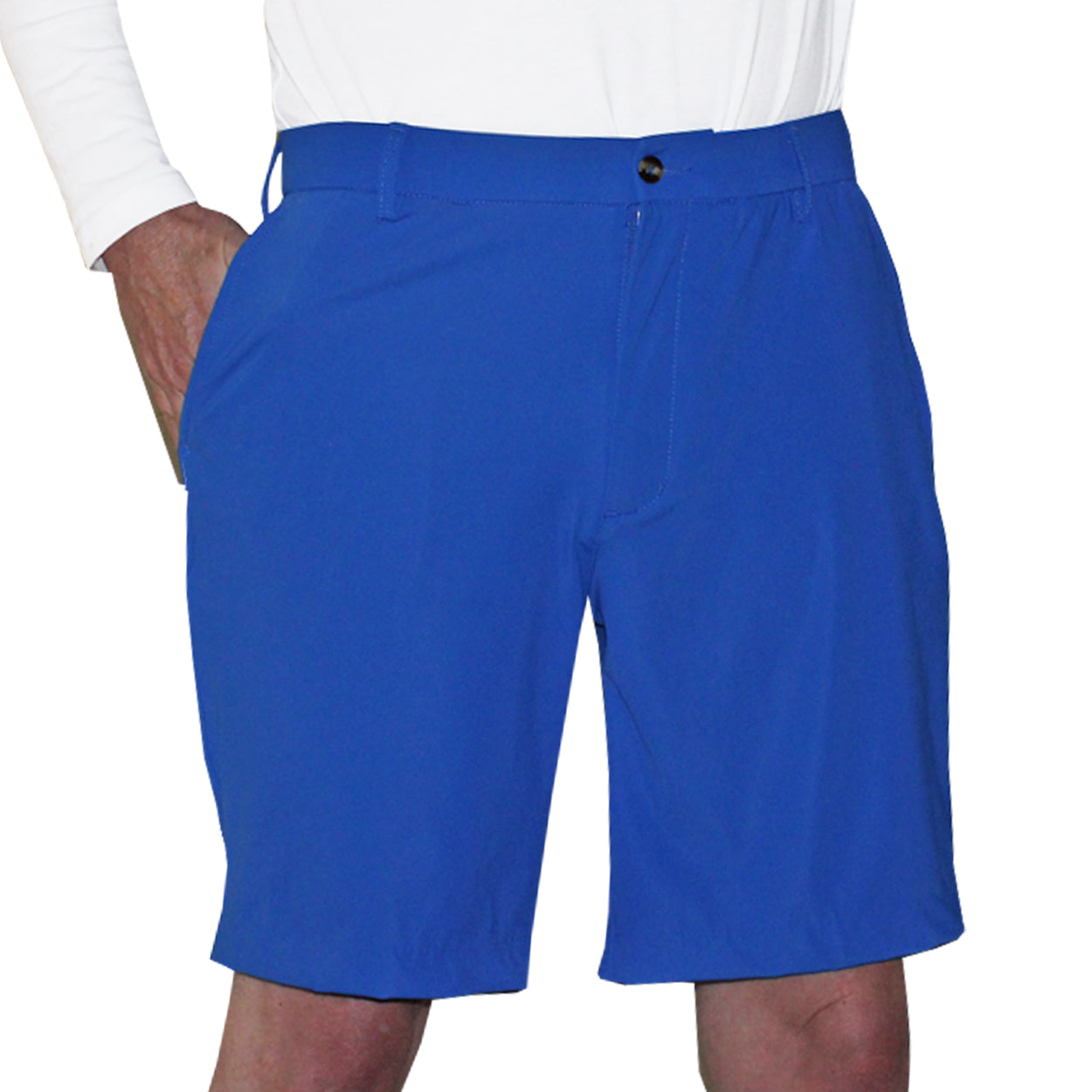 Byron Nelson Golf Men's Performance 4-Way Stretch Flat Front Shorts