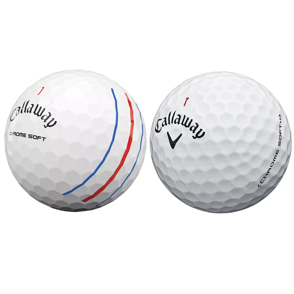 Callaway Chrome Soft Logo Golf Balls (24 Balls - New - Bulk Package)