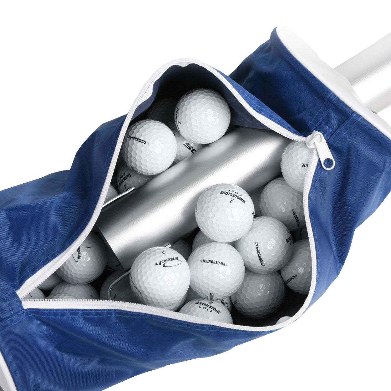 Intech Golf Ball Shag Bag with Aluminum Handle and Frame