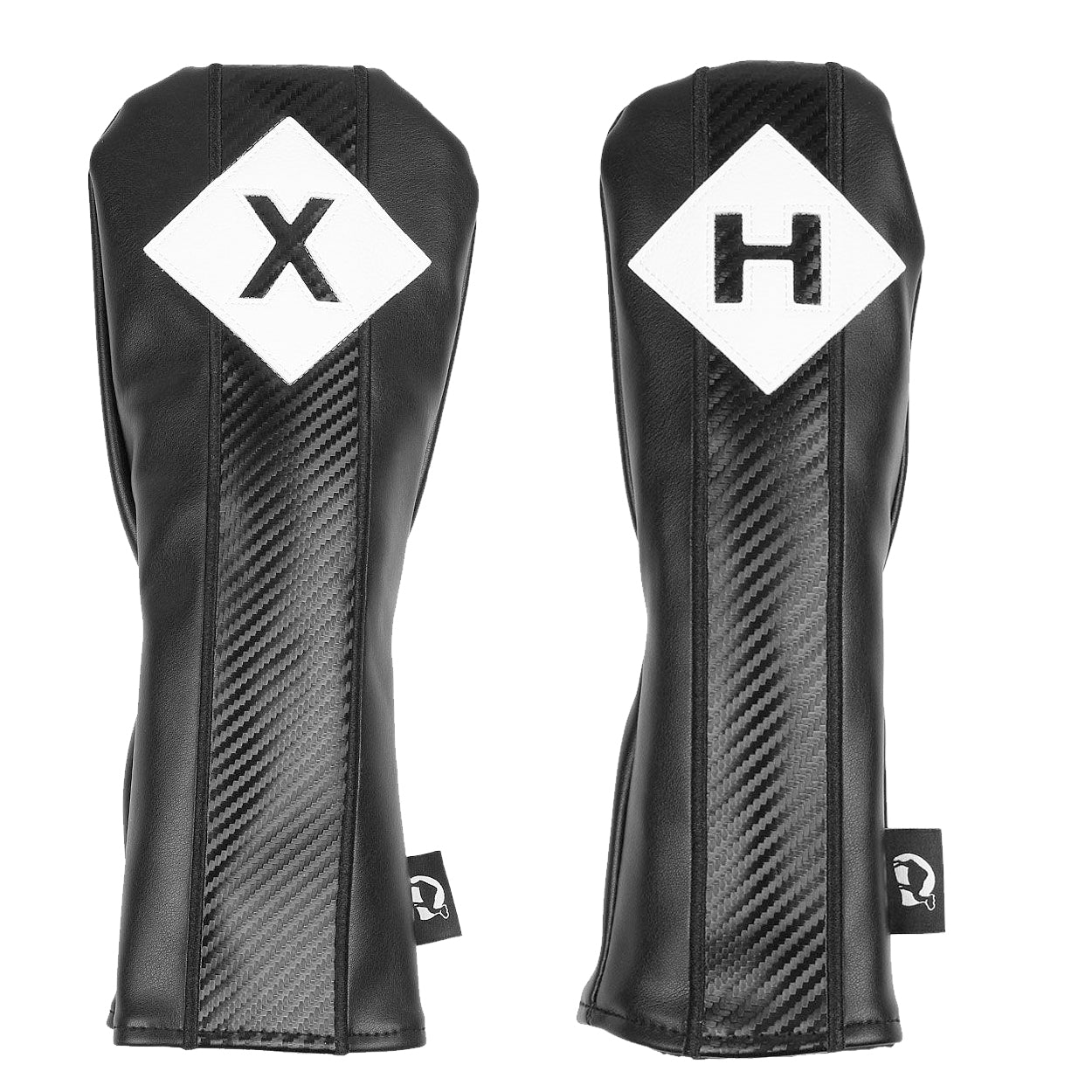 Sahara Graphite Weave Retro Golf Headcover Set of 5 – Driver, Fairway, Hybrid Protection