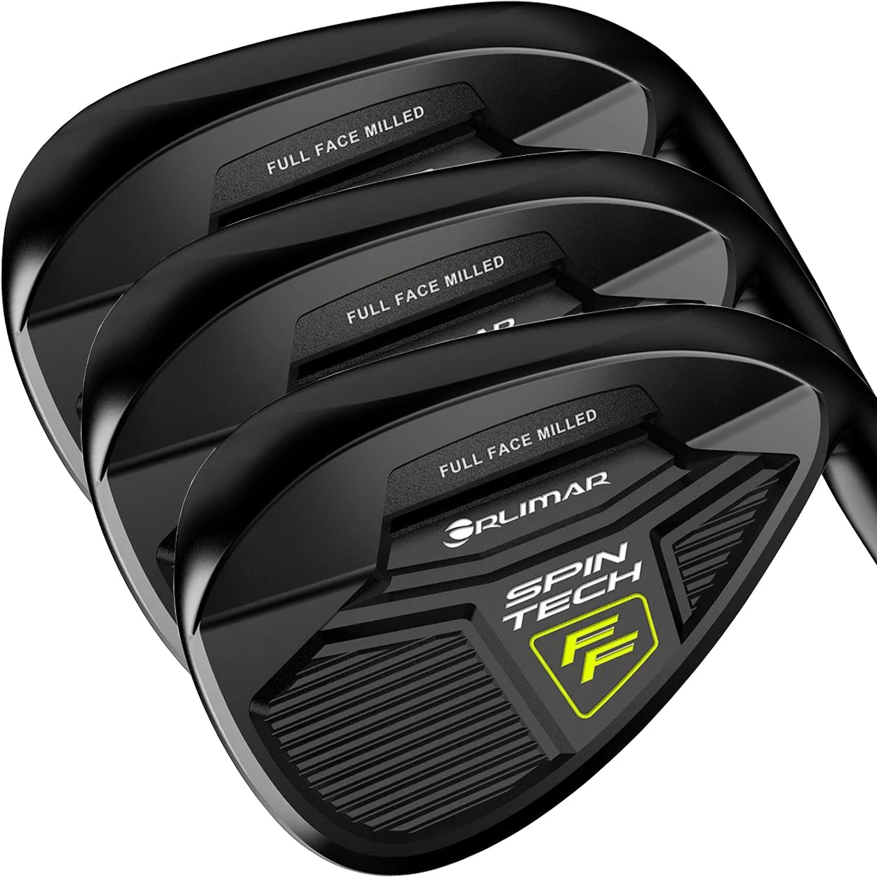 Orlimar Golf Spin Tech FF Black 3-Piece Wedge Set
