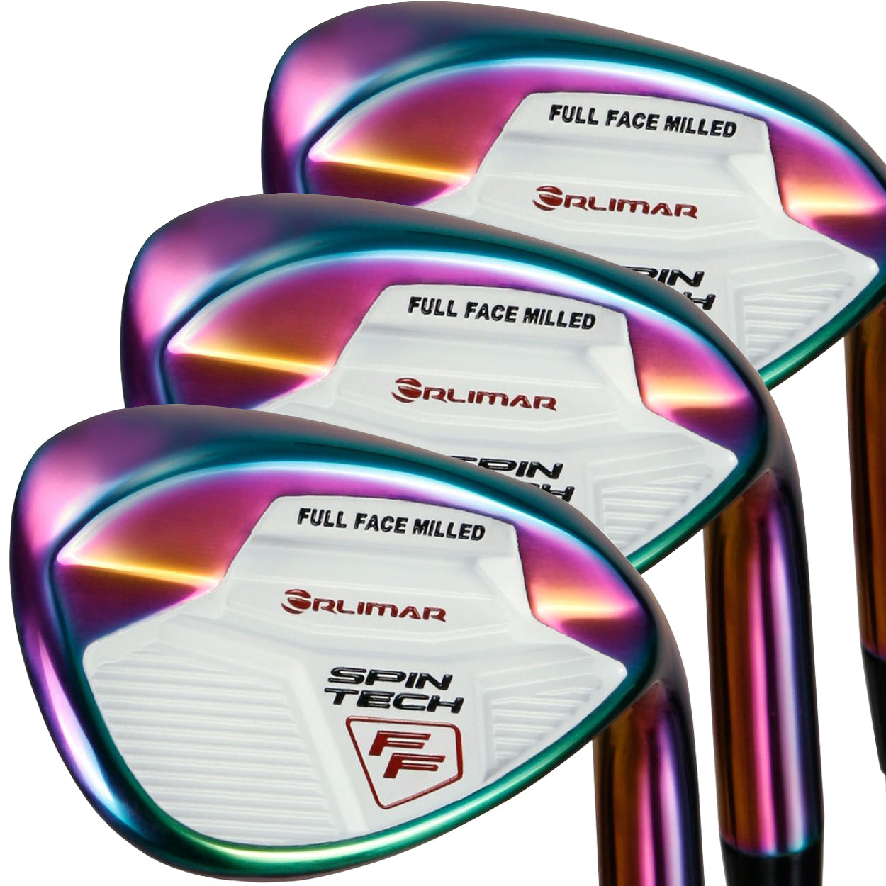 Orlimar Golf Spin Tech FF Rainbow 3-Piece Wedge Set