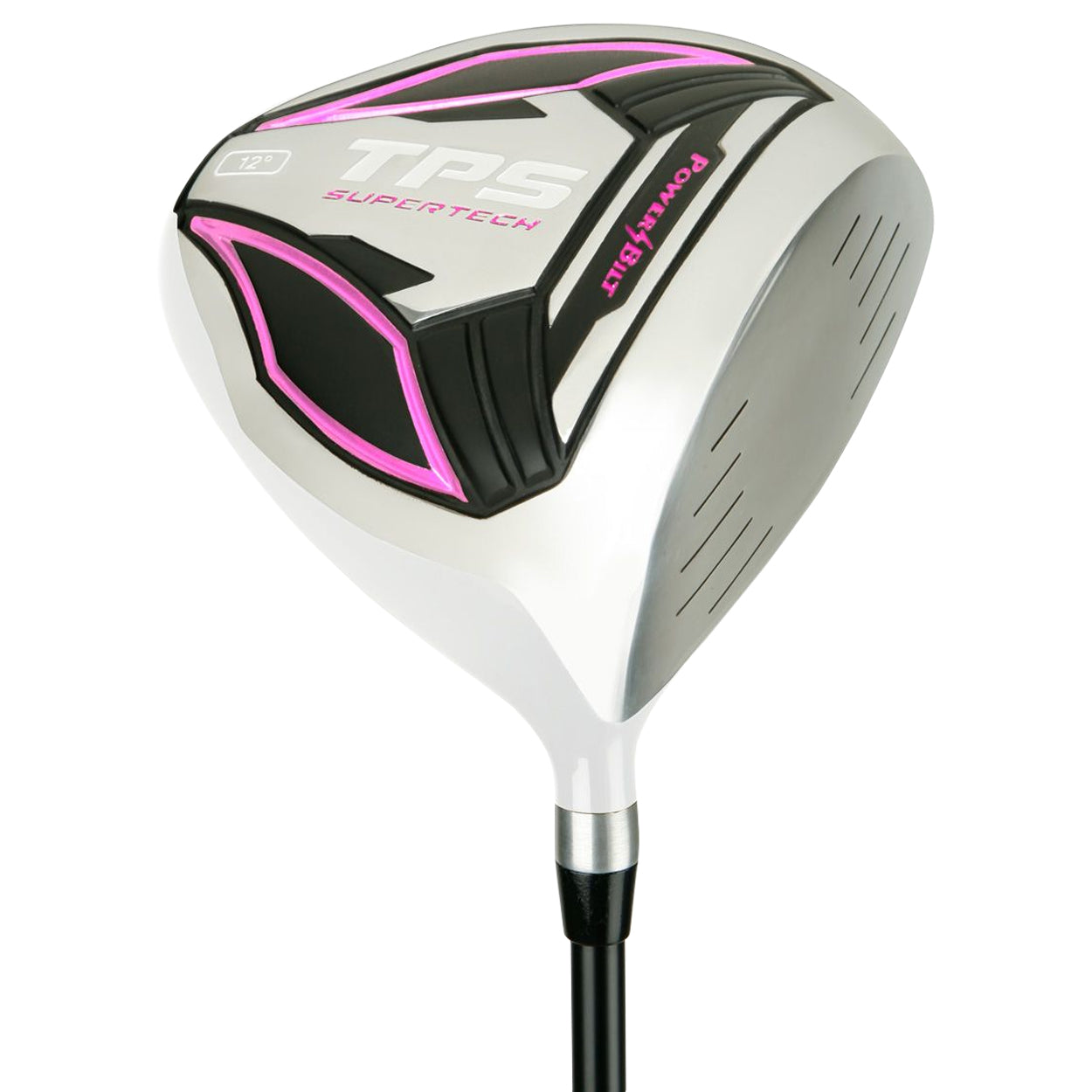 Powerbilt Golf Women's TPS Supertech 460cc White/Pink Driver