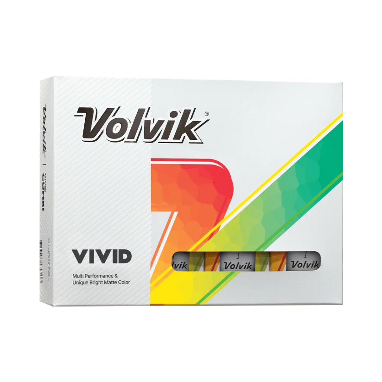 Volvik 2024 Vivid Matte Finish Golf Balls (12 Balls - New - Retail Package)