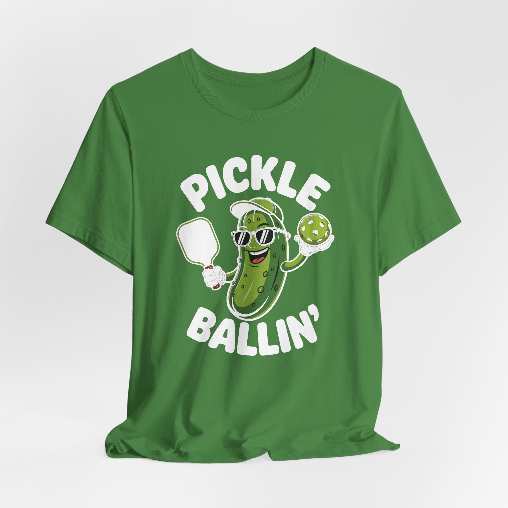 Pickle Ballin' Unisex T-Shirt, Funny Tee for Pickleball Lovers, Sports Gift, Summer Vibes, Casual Wear, Playful Design
