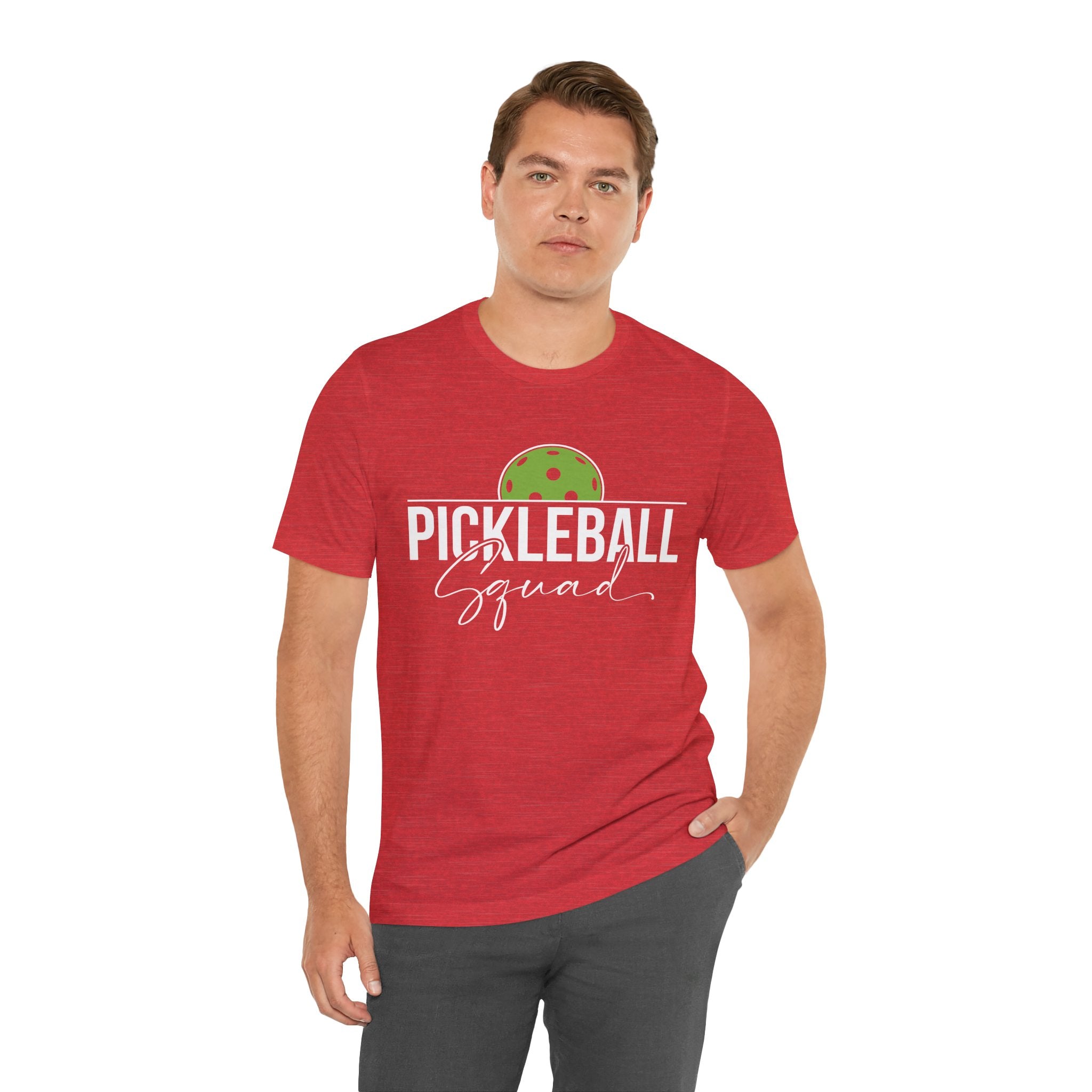 Pickleball Squad Tee - Sporty Unisex Jersey Short Sleeve Shirt, Perfect for Athletes, Team Events, Casual Outings, Gifts for [...]