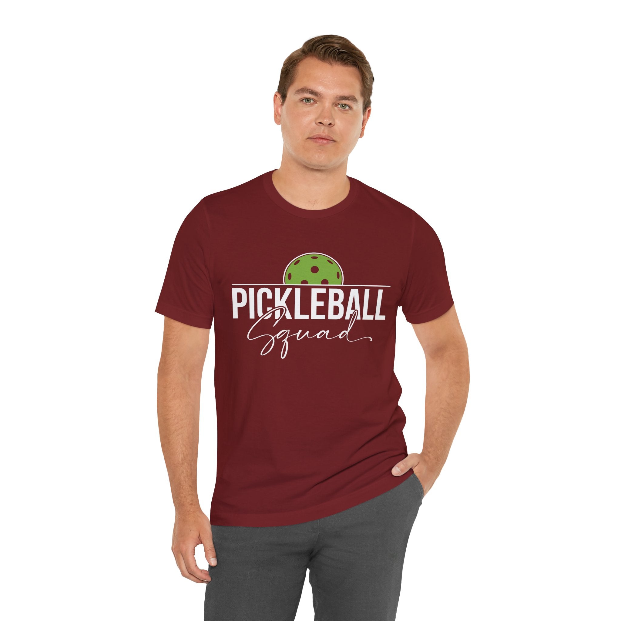 Pickleball Squad Tee - Sporty Unisex Jersey Short Sleeve Shirt, Perfect for Athletes, Team Events, Casual Outings, Gifts for [...]