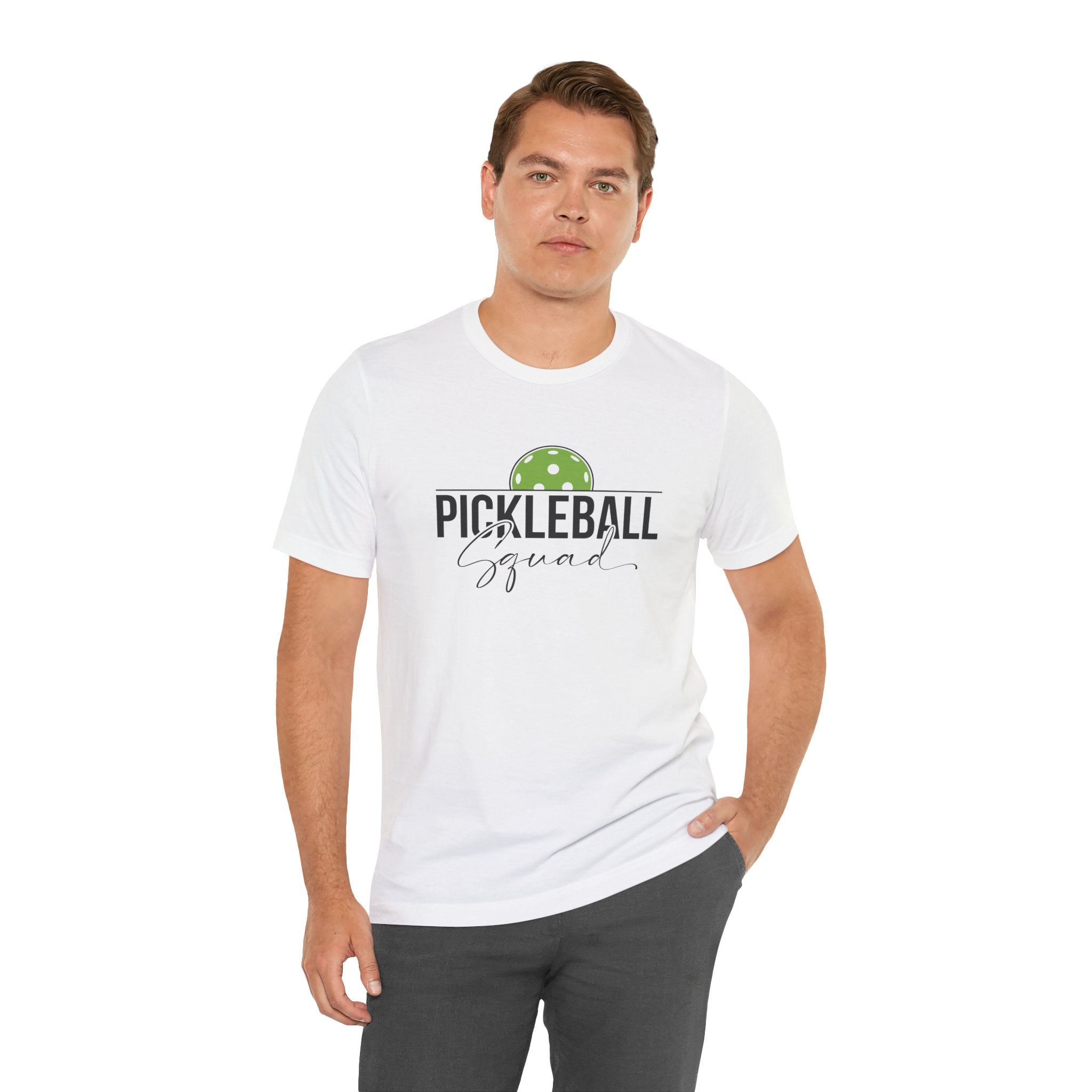 Pickleball Squad Tee - Sporty Unisex Jersey Short Sleeve Shirt, Perfect for Athletes, Team Events, Casual Outings, Gifts for [...]