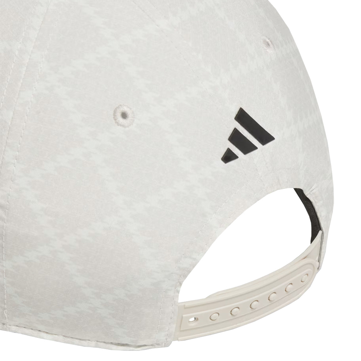 Adidas Tour 3-Stripes Houndstooth Print Adjustable Golf Hat