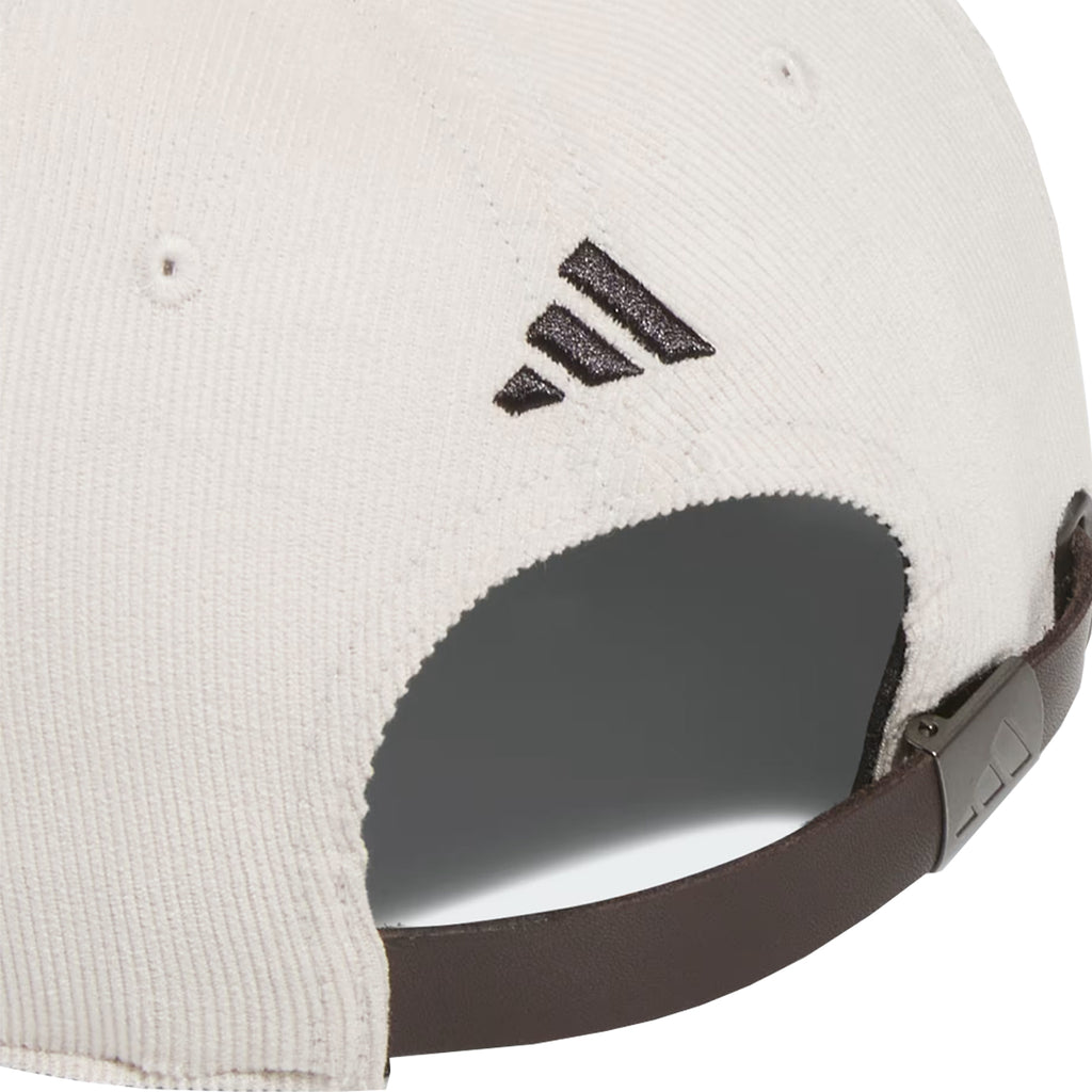 Adidas Pin Whale Corduroy Strap Back Adjustable Golf Hat
