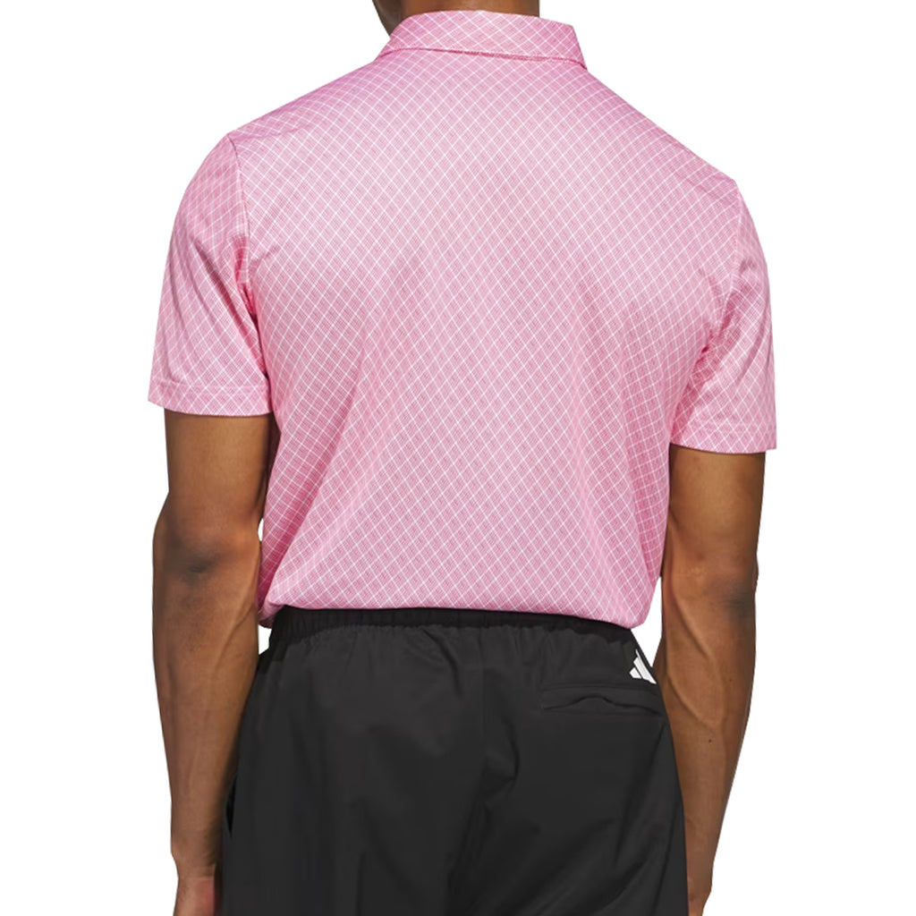 Adidas  Men's Core Allover Print Polo Golf Shirt