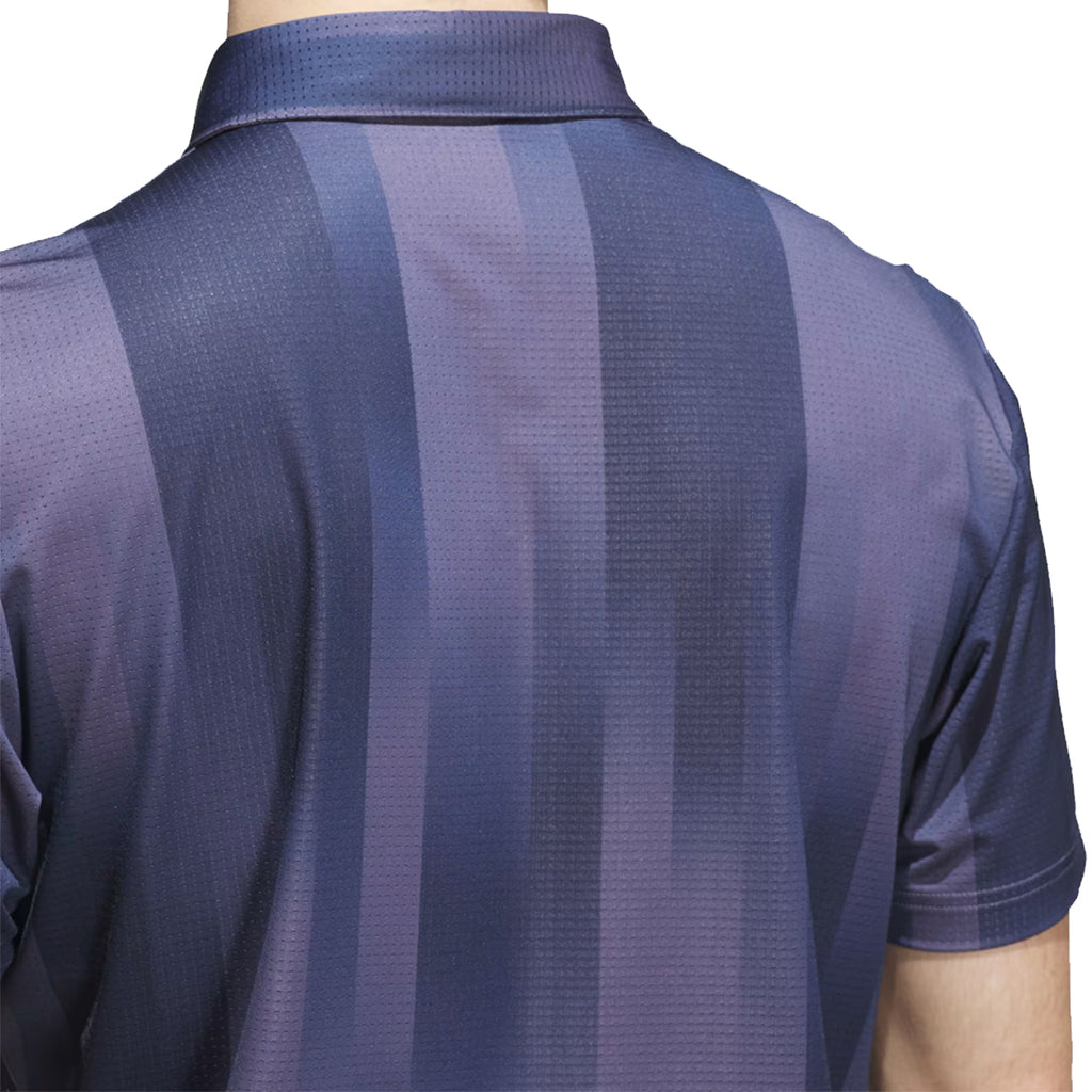 Adidas Golf Ultimate365 Mesh Radiant Print Polo Shirt – Lightweight Performance Polo