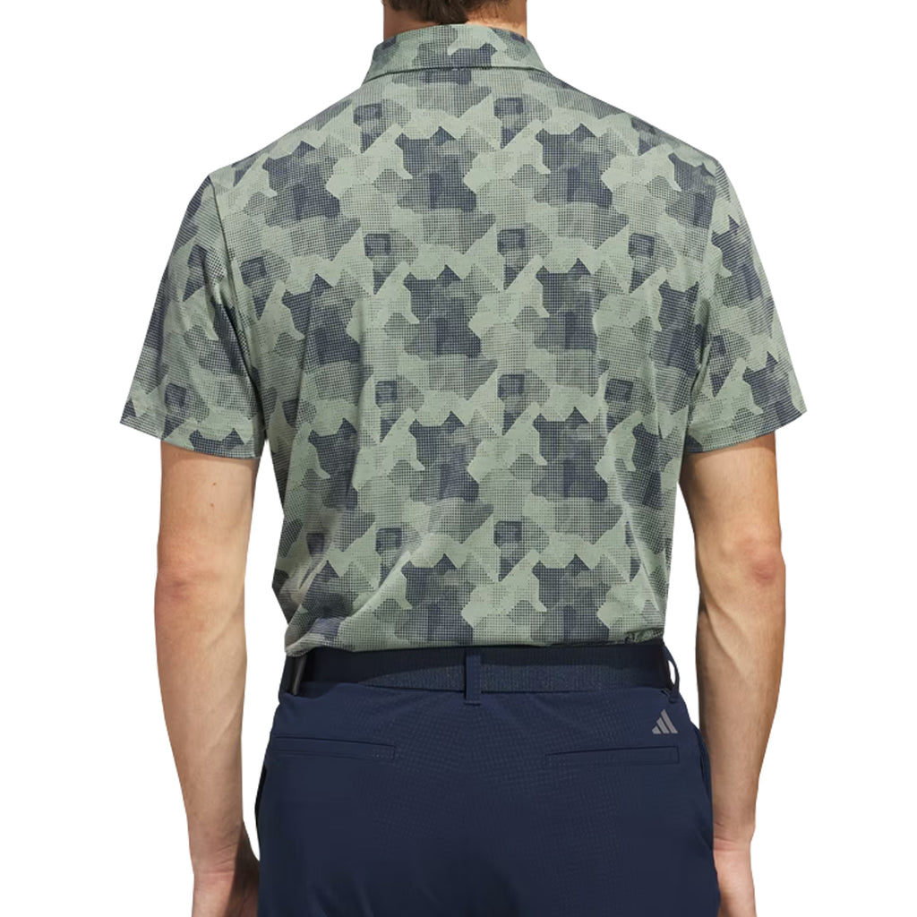 Adidas Men's Go-To Printed Polo Golf Shirt
