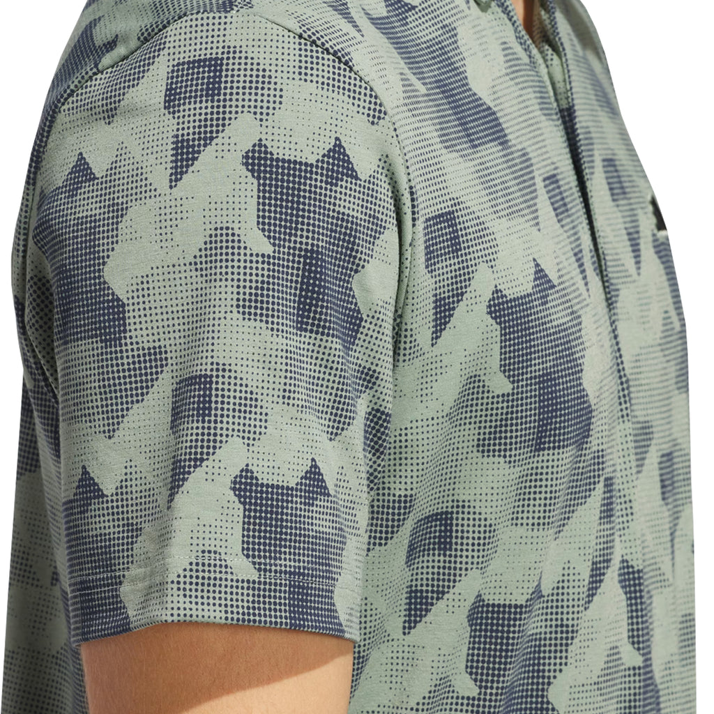 Adidas Men's Go-To Printed Polo Golf Shirt
