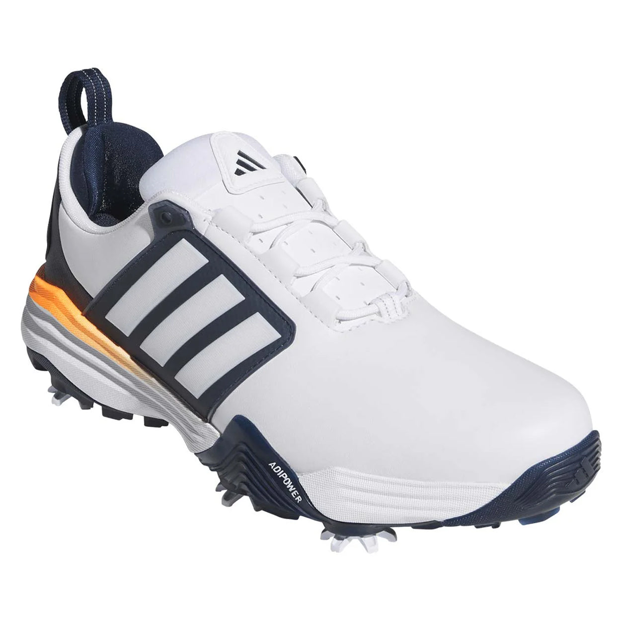 White/Collegiate Navy/Lucid Orange