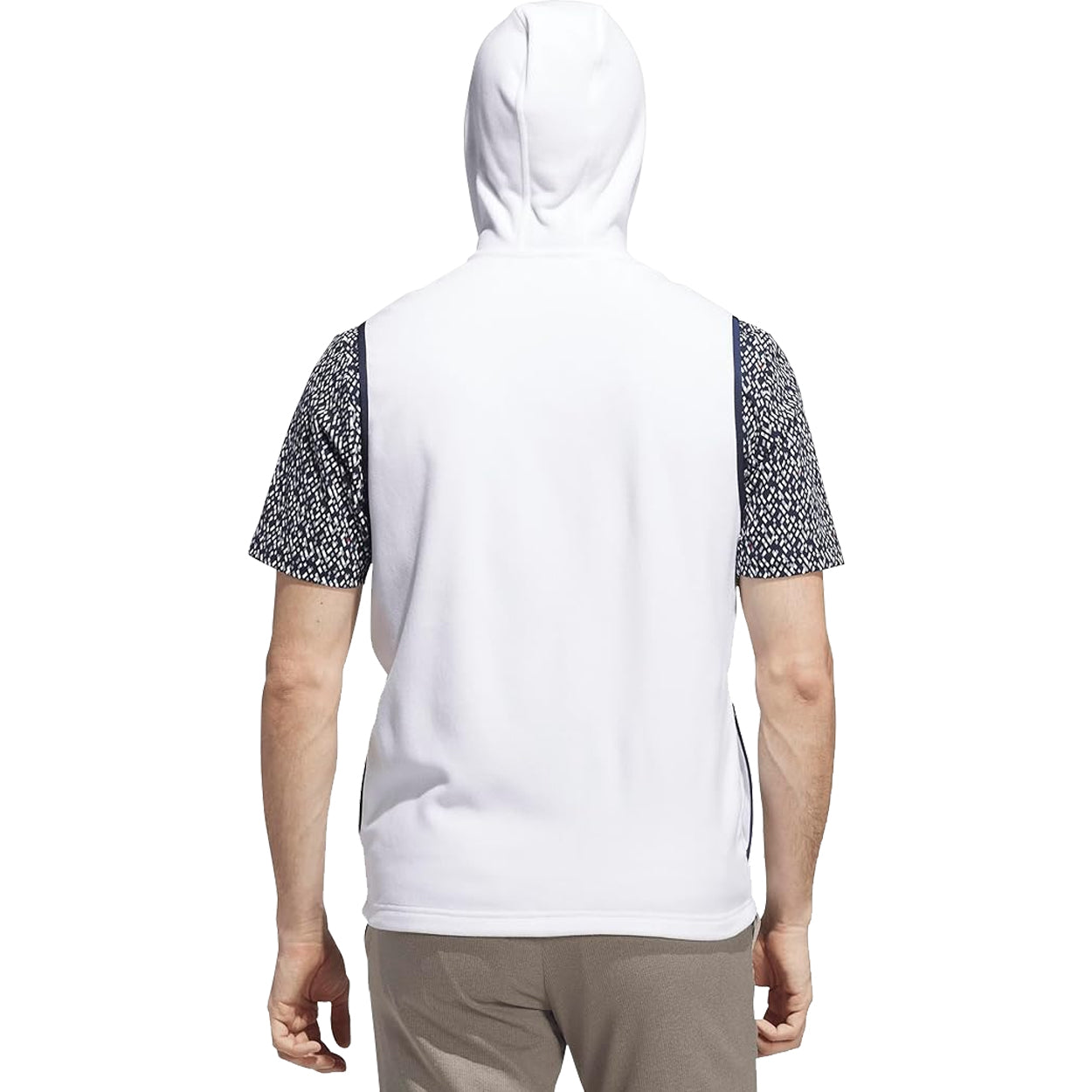 Adidas Ultimate365 Golf Fleece Hooded Vest - Men's Full-Zip Performance Layer