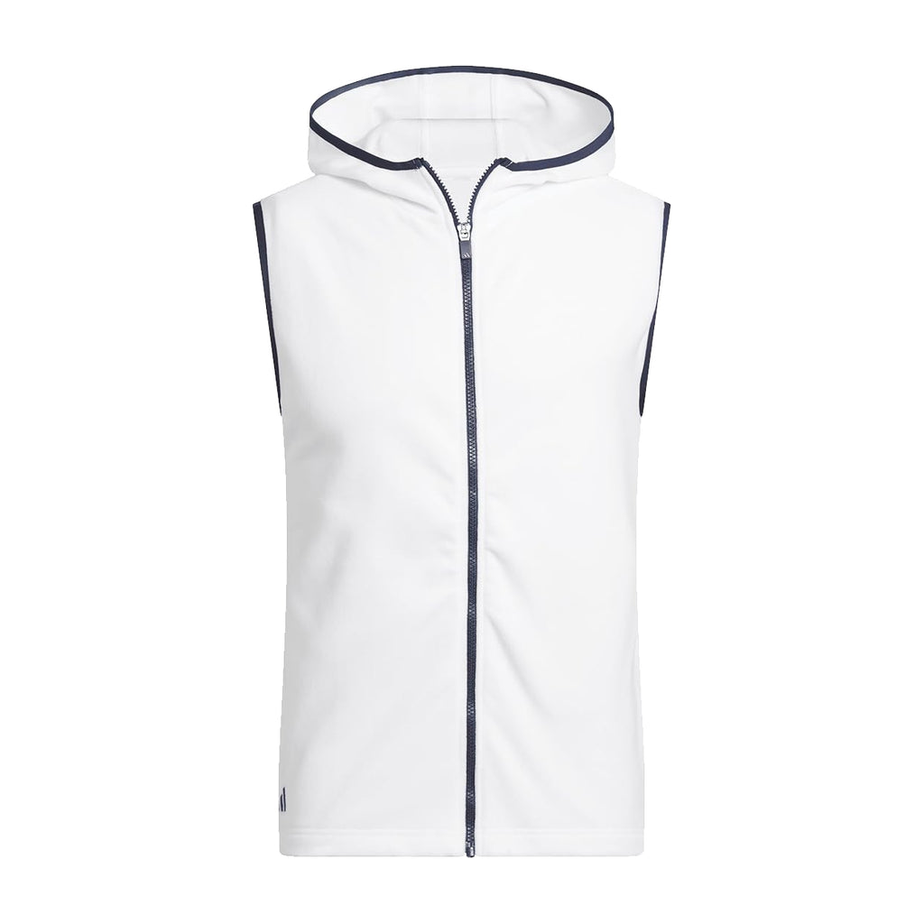Adidas Ultimate365 Golf Fleece Hooded Vest - Men's Full-Zip Performance Layer