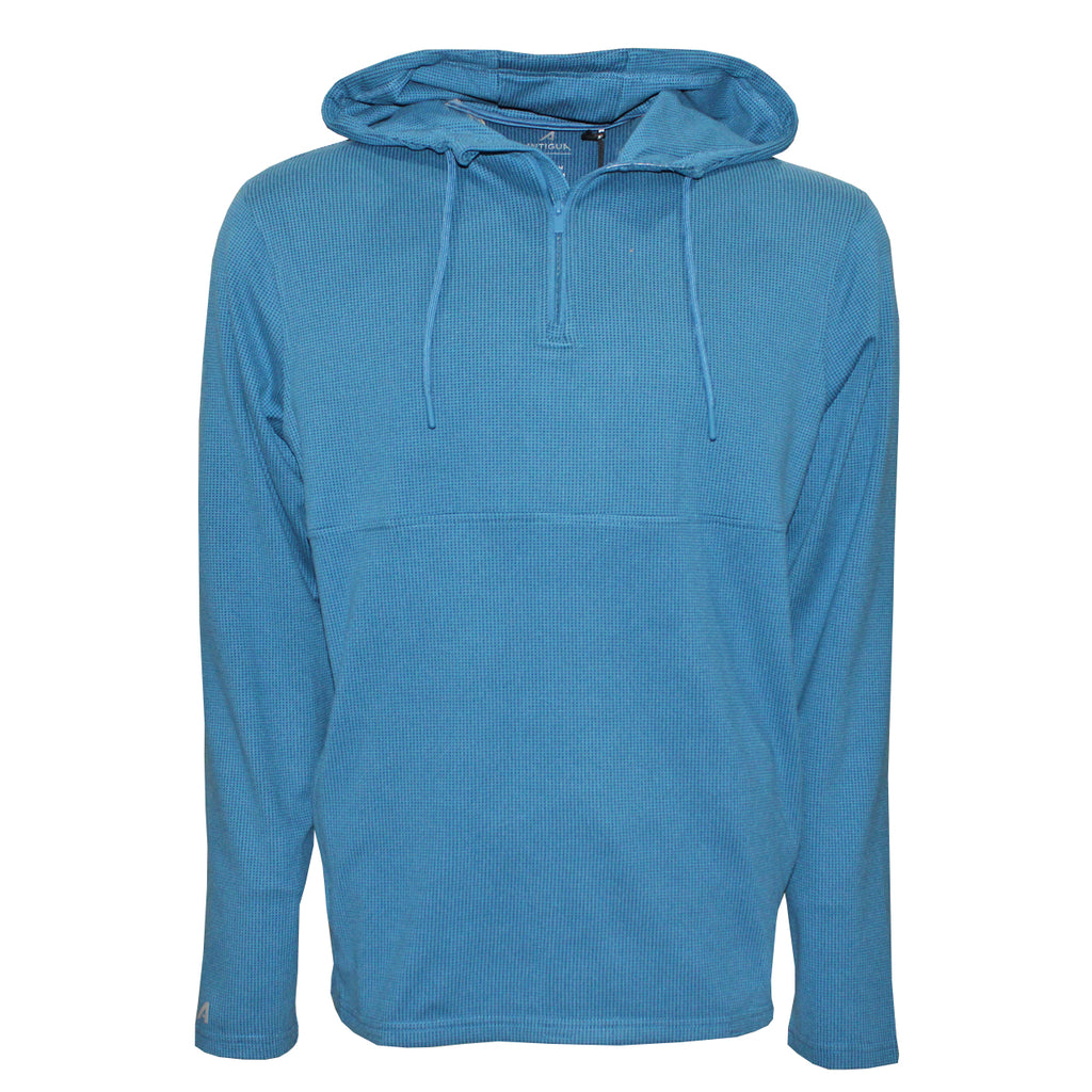 Antigua Golf Men’s Connected Quarter-Zip Golf Hoodie Pullover | Performance Layering Top