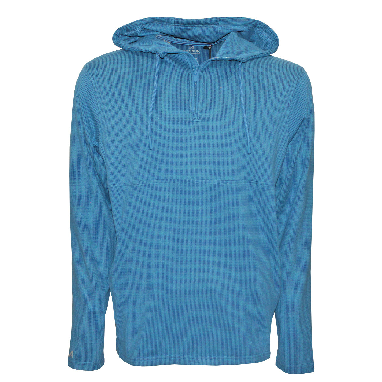 Antigua Golf Men’s Connected Quarter-Zip Golf Hoodie Pullover | Performance Layering Top