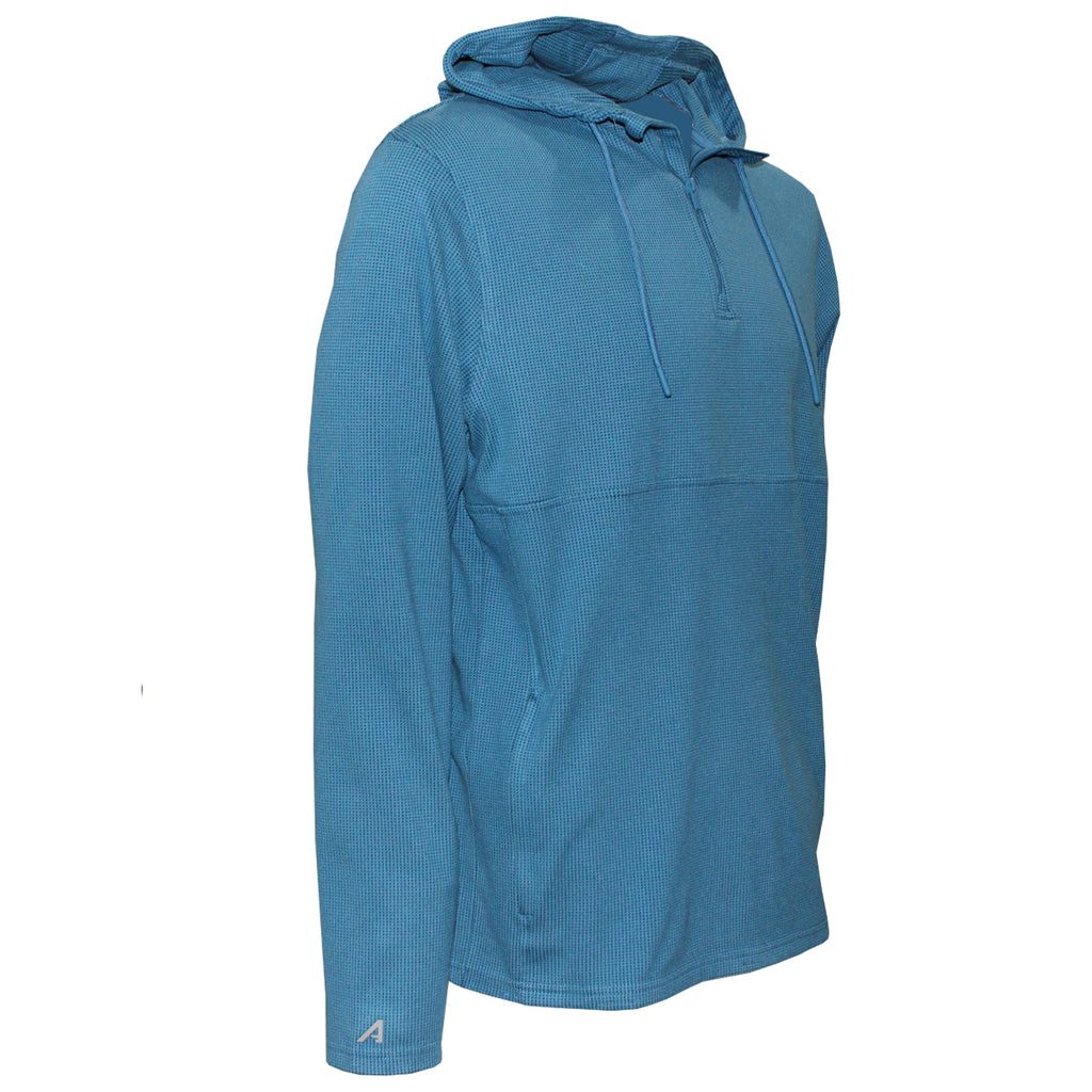 Antigua Golf Men’s Connected Quarter-Zip Golf Hoodie Pullover | Performance Layering Top
