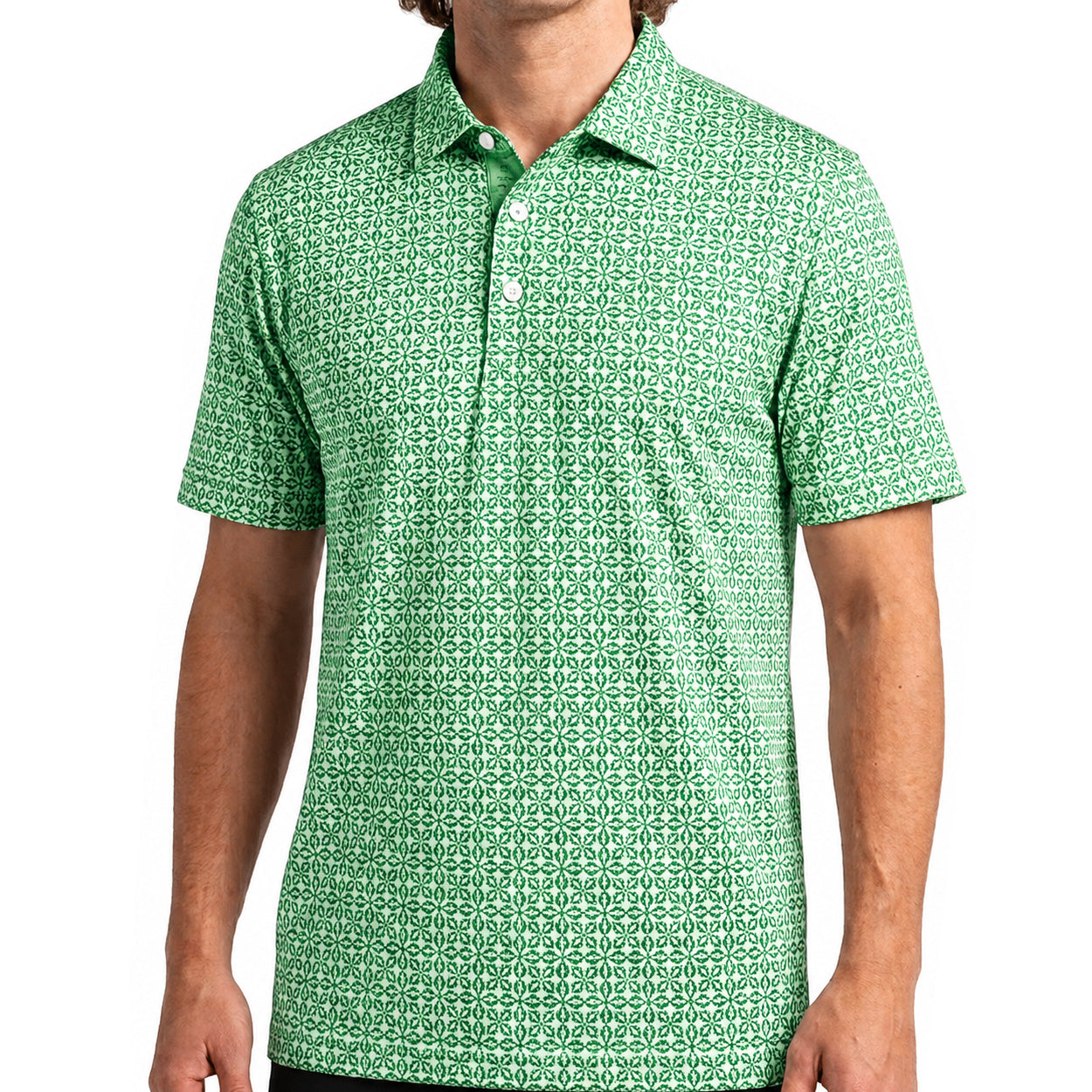 White/Classic Green