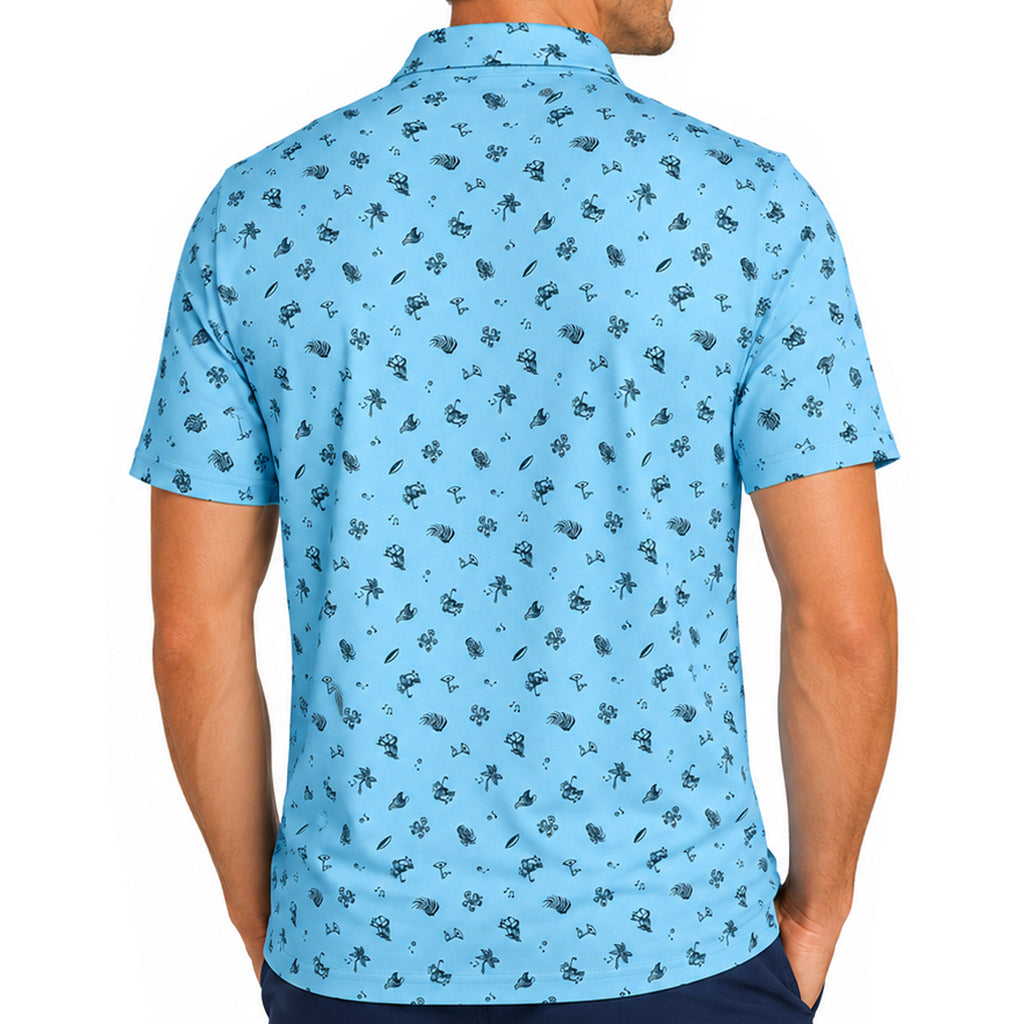 Ice Blue Heather/Nautical Navy