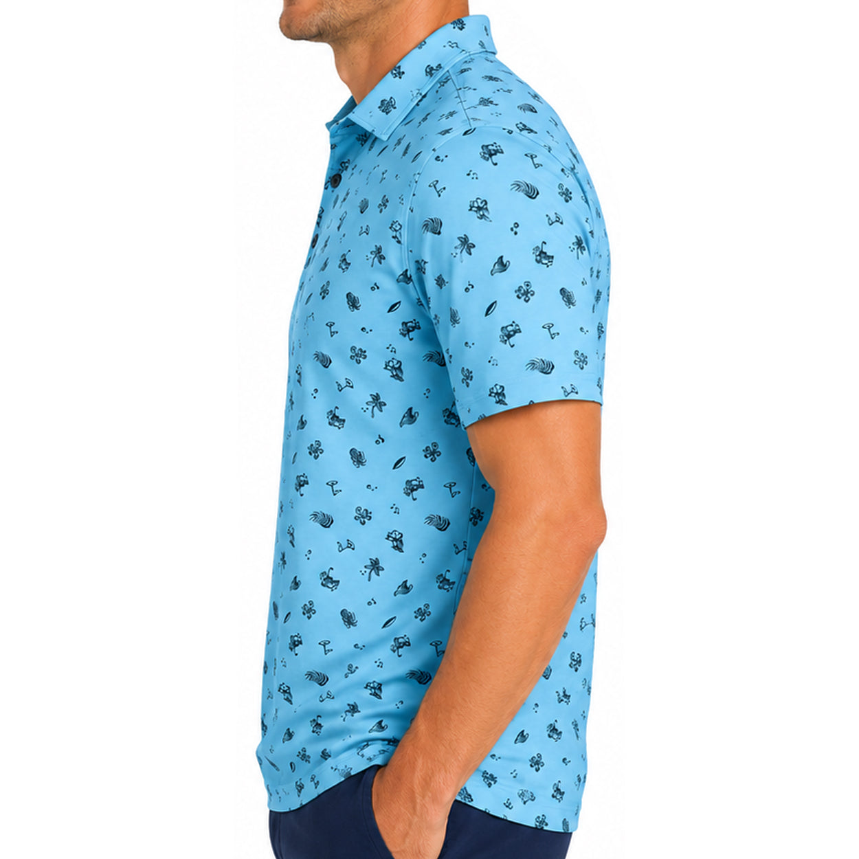 Ice Blue Heather/Nautical Navy