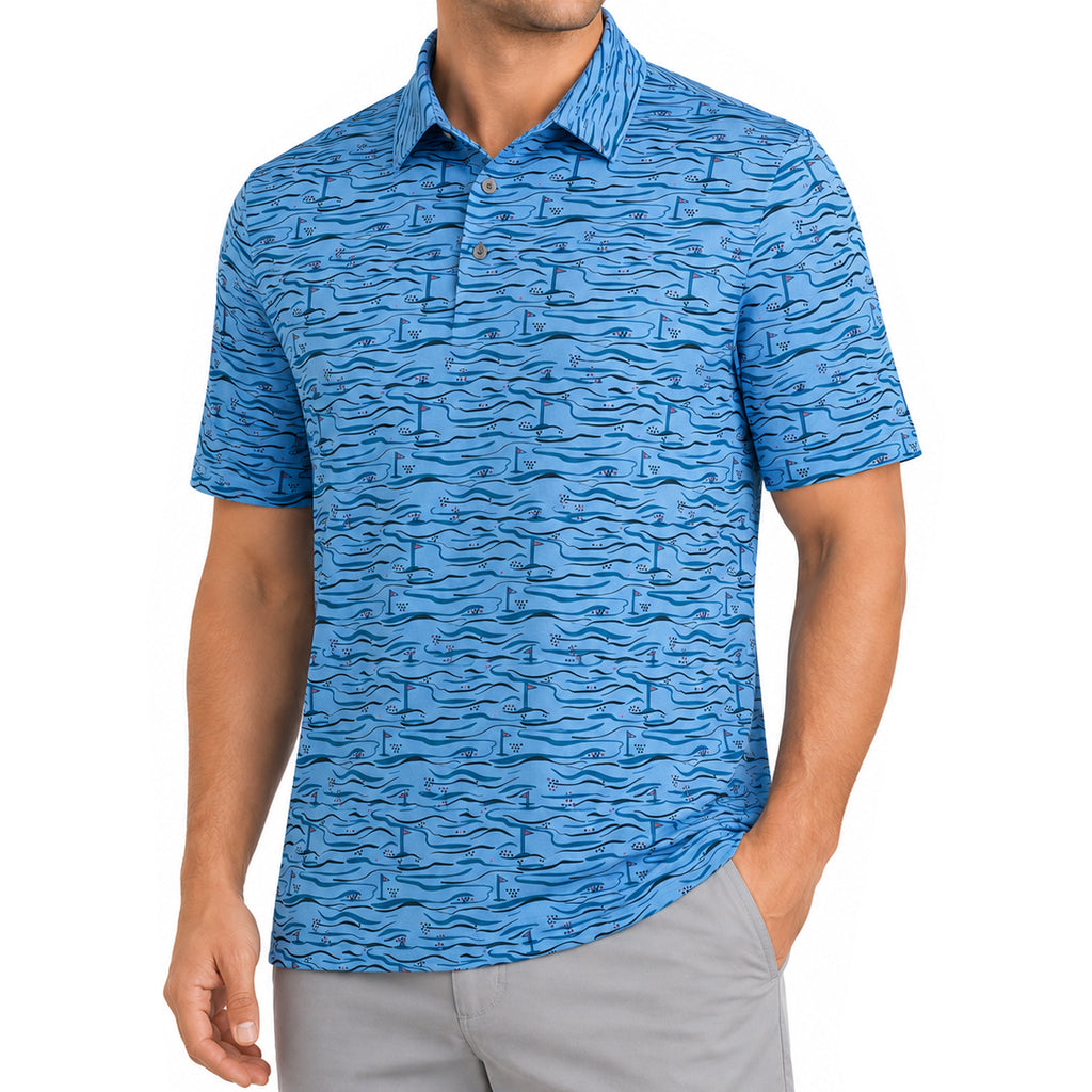 Antigua Golf Men’s Dweller Polo Shirt – Performance Golf Polo