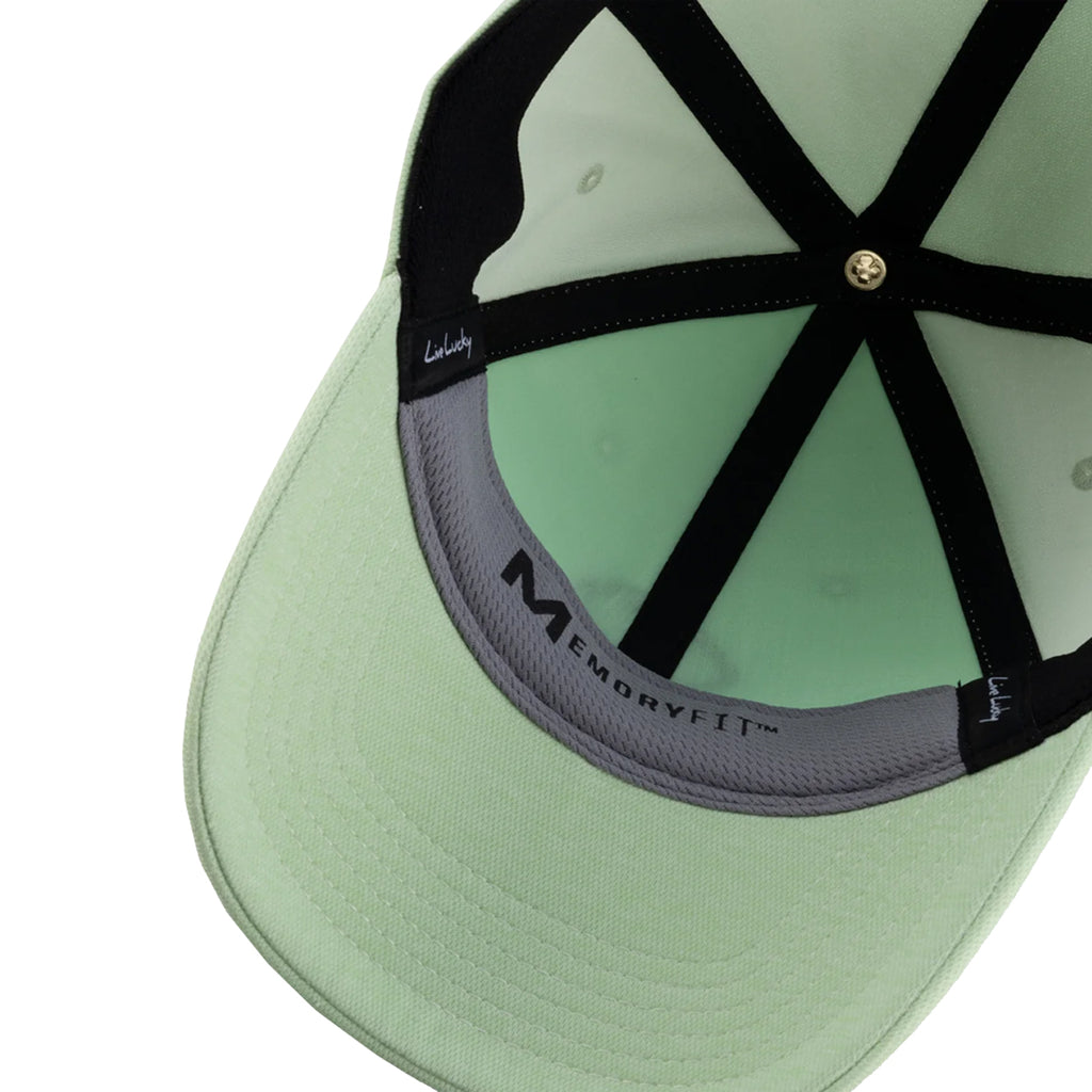 Black Clover Lucky Heather Fitted Golf Hat – Premium Memory Fit Performance Cap