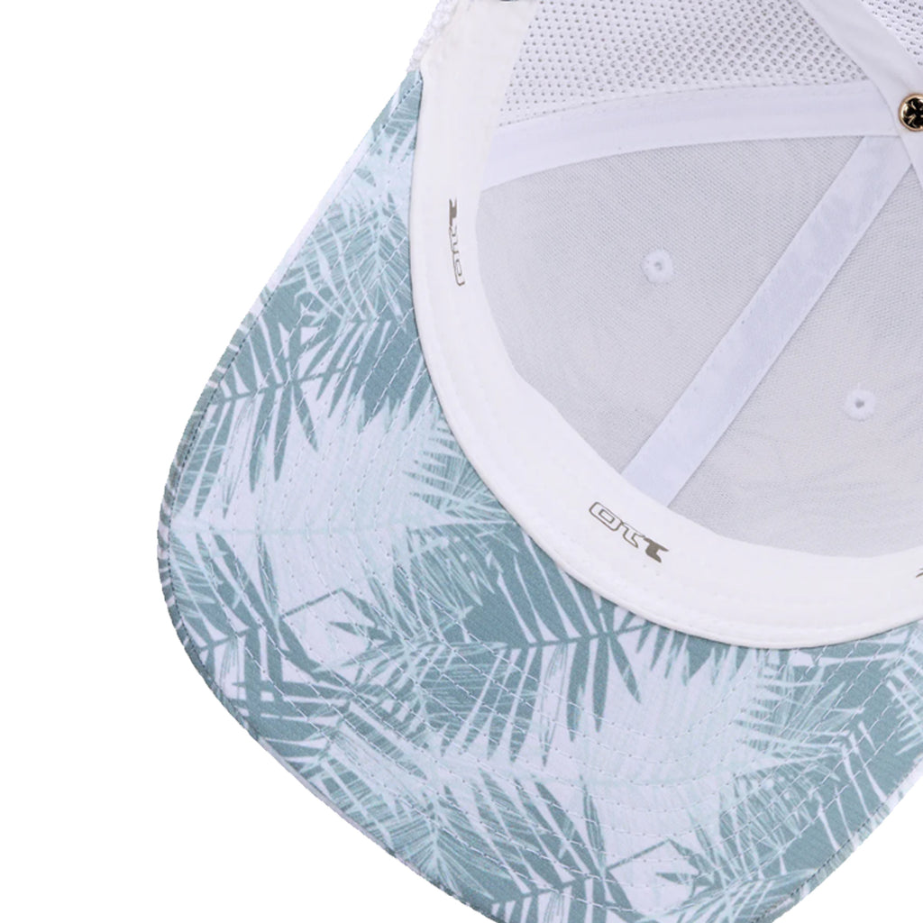 White/Tropical Green