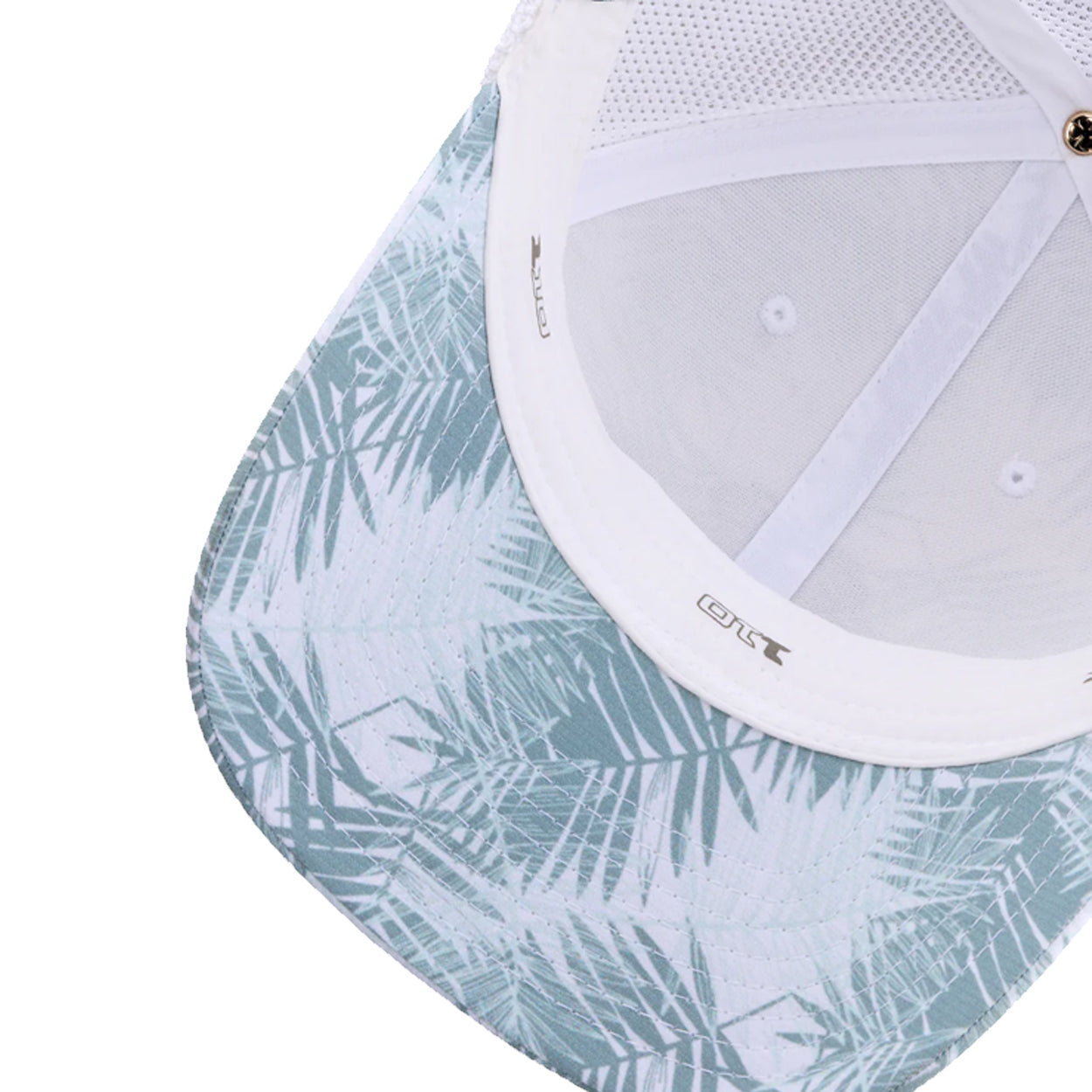White/Tropical Green