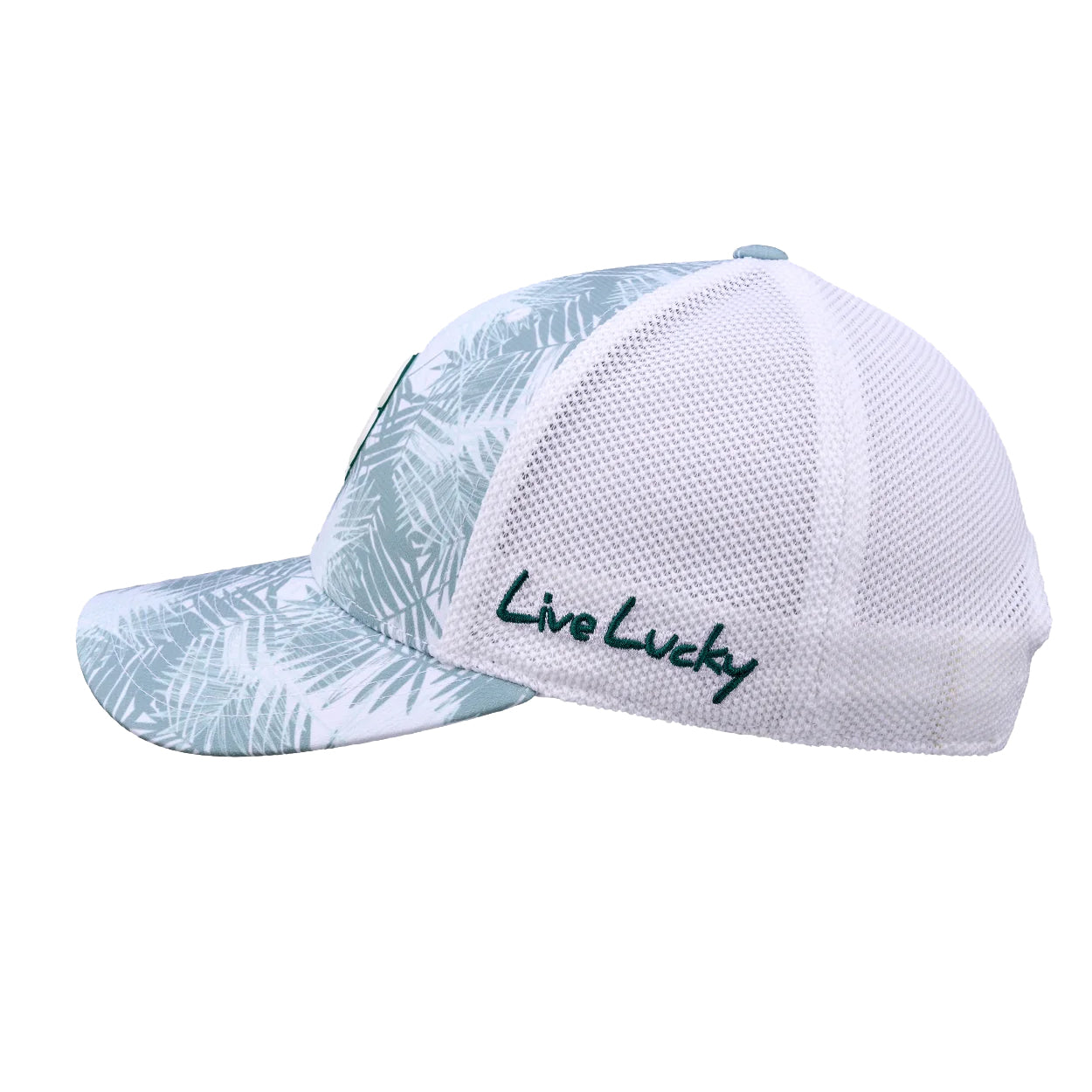 White/Tropical Green