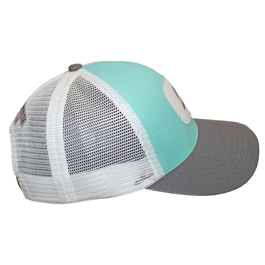 Teal/White