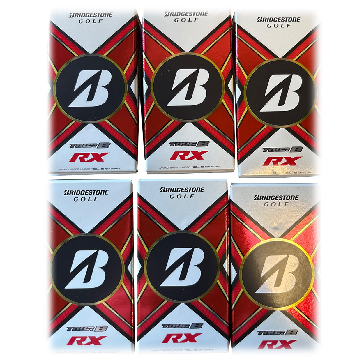 Bridgestone 2024 Tour B RX Golf Balls – 3 Dozen (36) Premium Tour Performance Balls