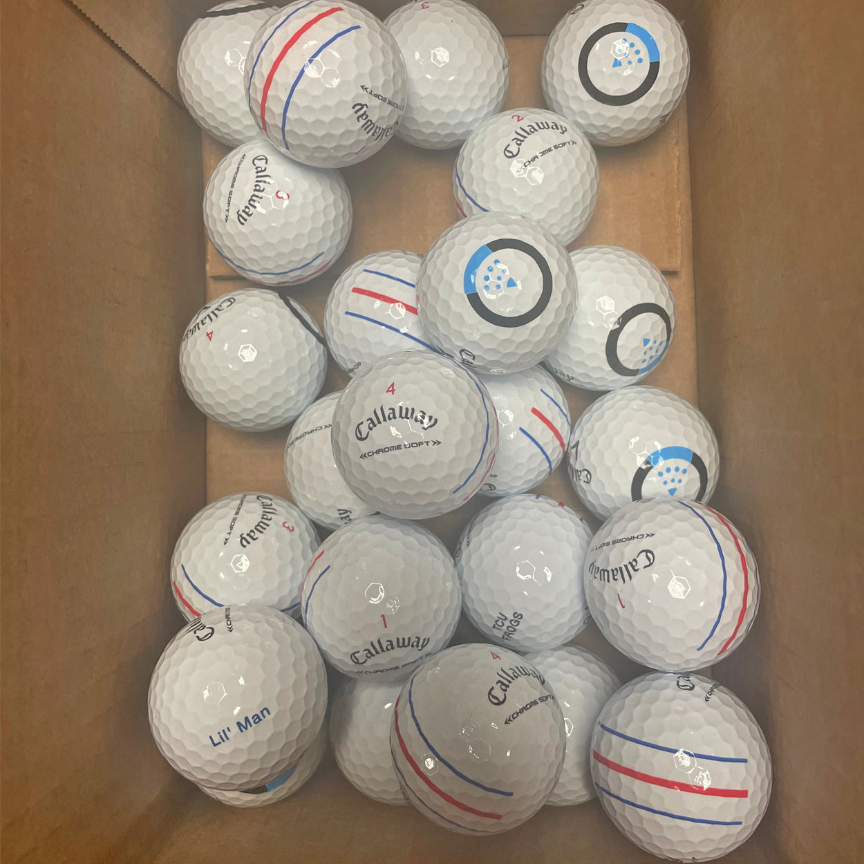 Callaway Chrome Soft Logo Golf Balls (24 Balls - New - Bulk Package)