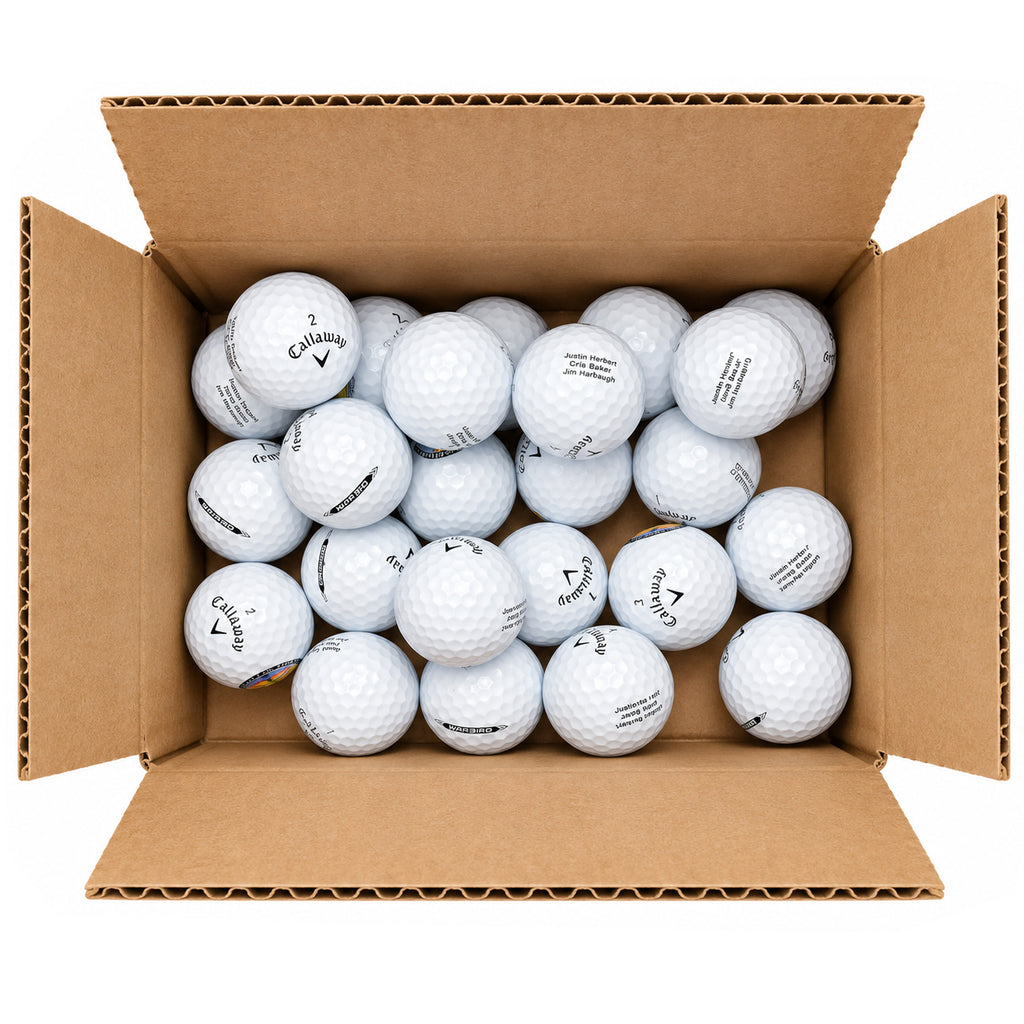Callaway Warbird Logo Overun Golf Balls (24 Balls - New - Bulk Package)