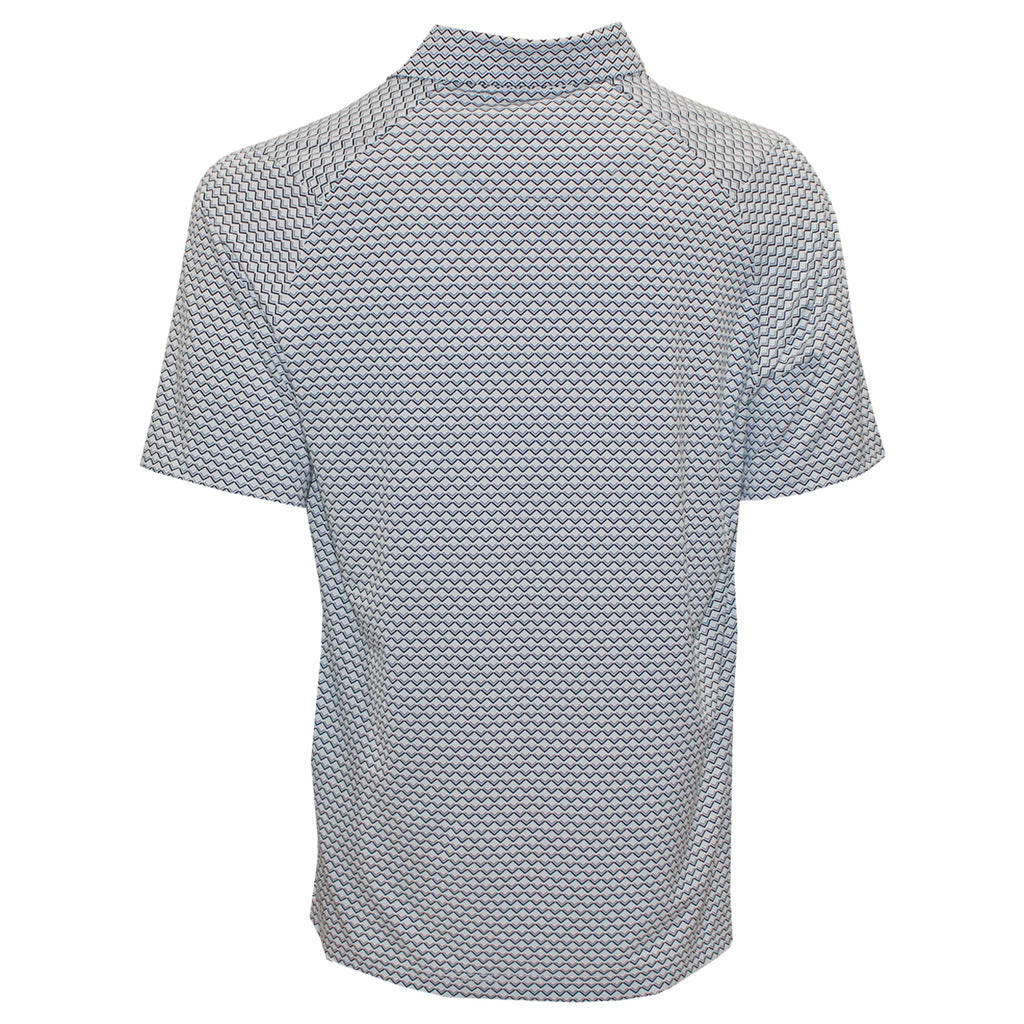 Callaway Golf Men’s Chevron Printed Polo Shirt–Moisture Wicking, Stretch Fabric