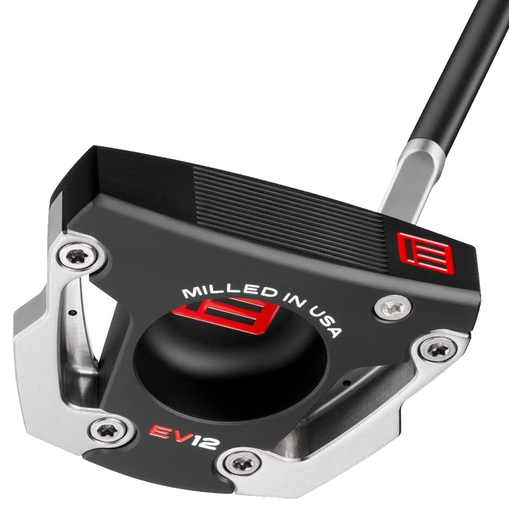 Evnroll Golf EV12 Short Slant Black Putter – High MOI Mallet w/Precision Milled Face