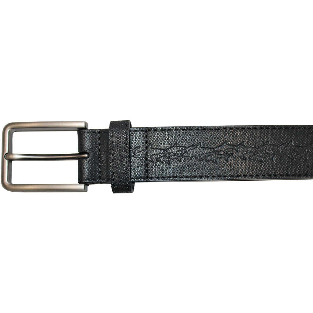 Greg Norman Golf Shark Debossed Leather Belt **Closeout**