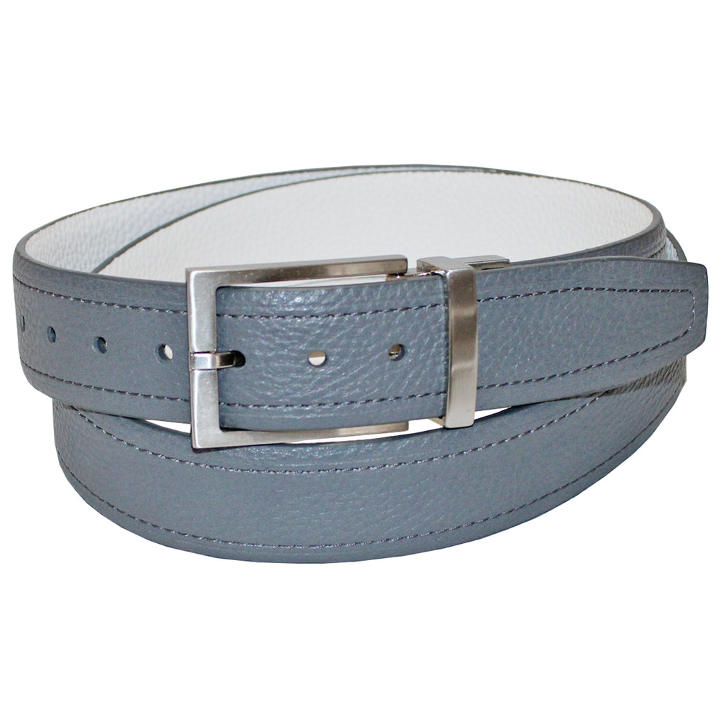 Greg Norman Golf Reversible Textured Leather Belt